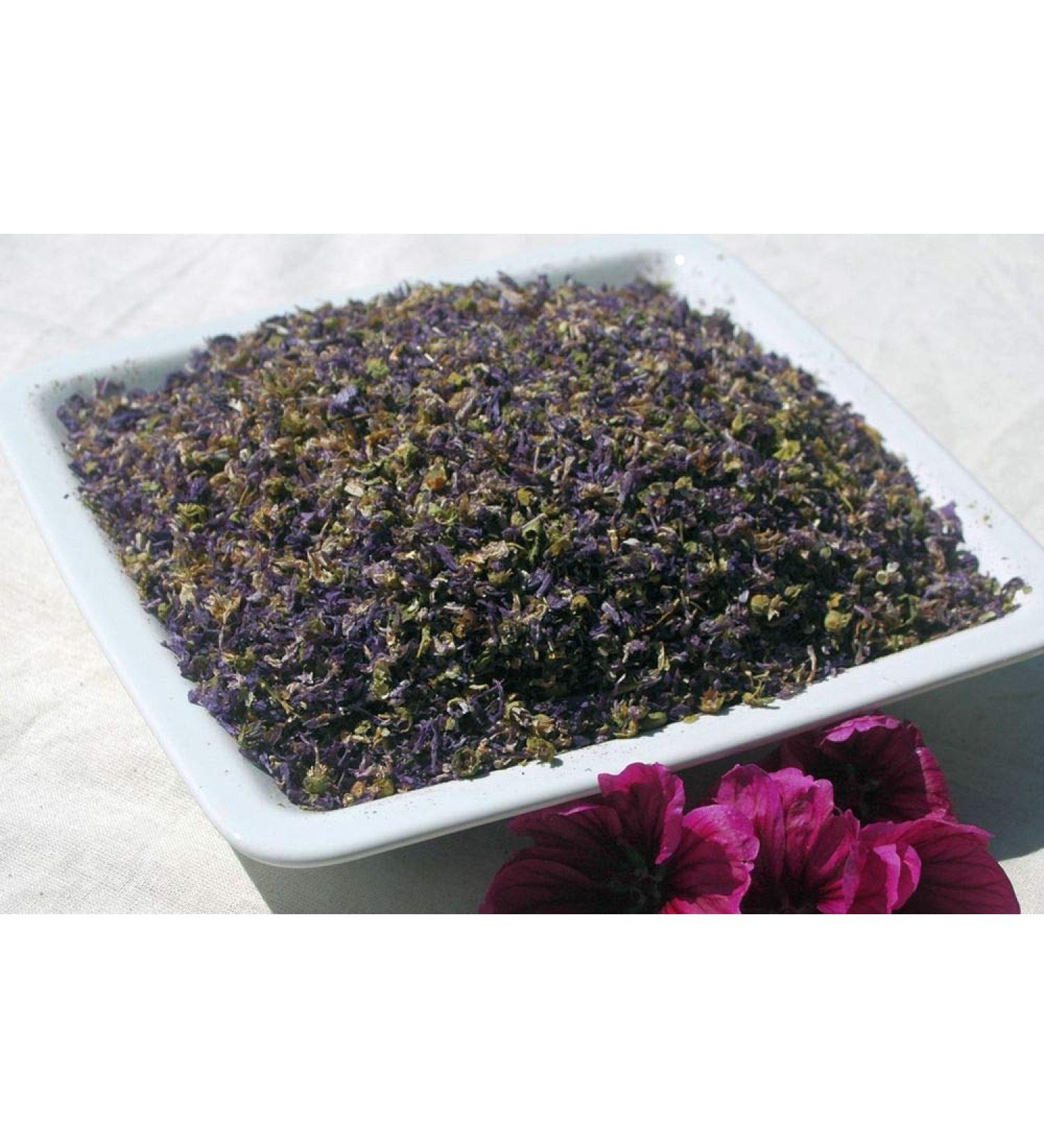 Krauterino24 Krauterino24 - Mallow flowers cut in blue quantity: 500g