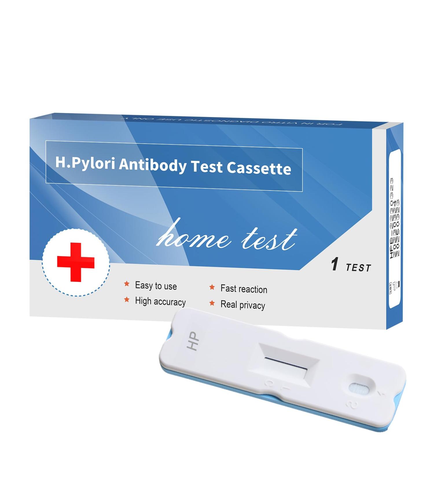 Helicobacter Pylori Detection Kit - Quick & Accurate Home Test Results in 10-15 Minutes - Buy Online on GoSupps.com