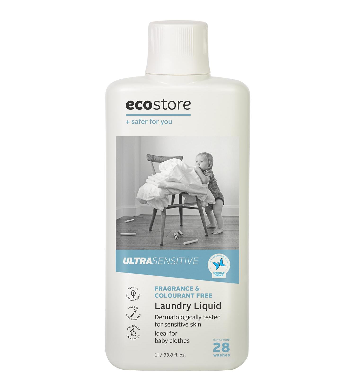 Buy Unscented Laundry Liquid 1L - Eco-Friendly Detergent for International Shipping | Best Liquid Detergent for Washing Clothes - Buy Online on GoSupps.com