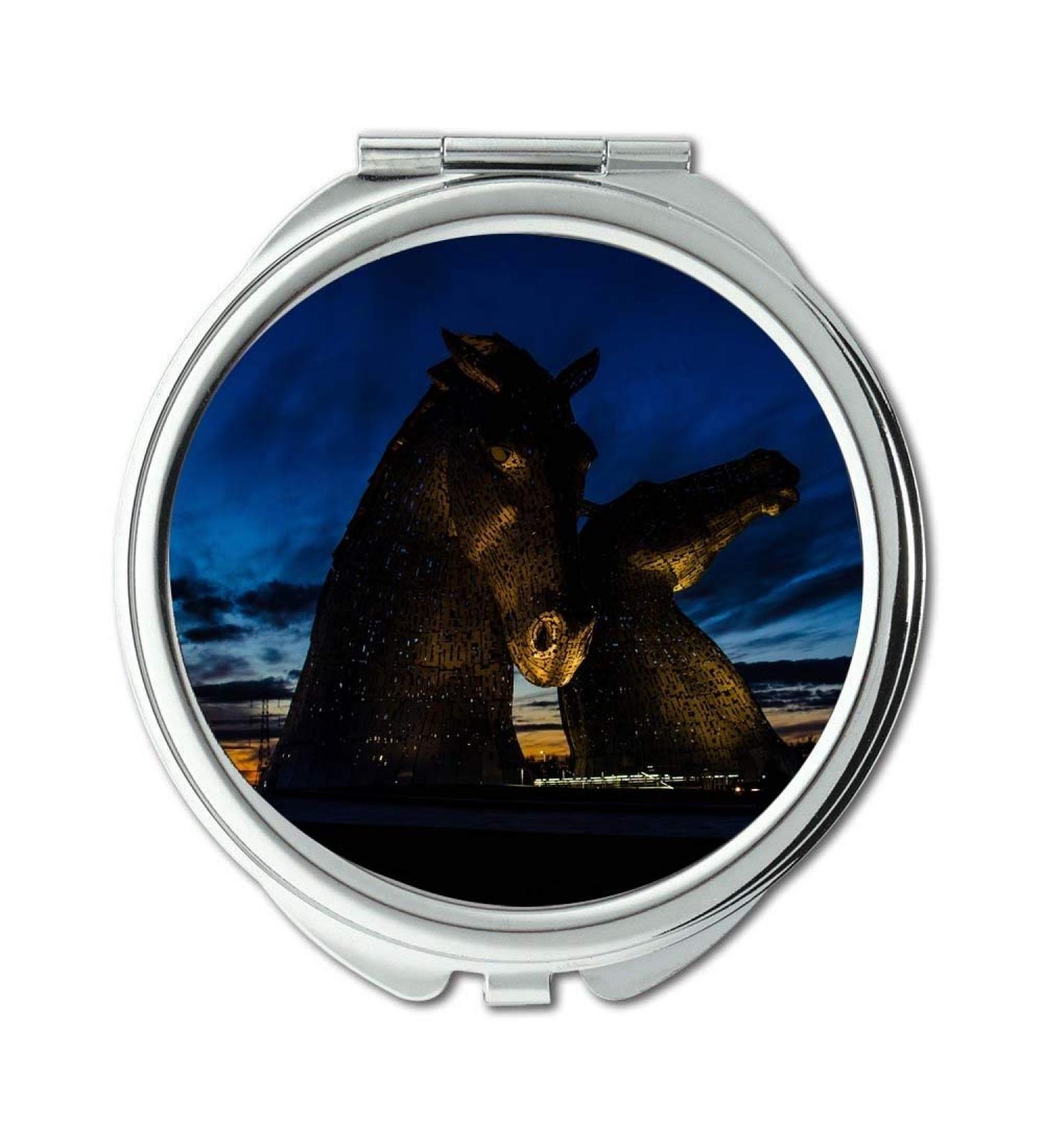 Mirror Travel Mirror art backlit dusk pocket mirror portable mirror - Buy Online on GoSupps.com