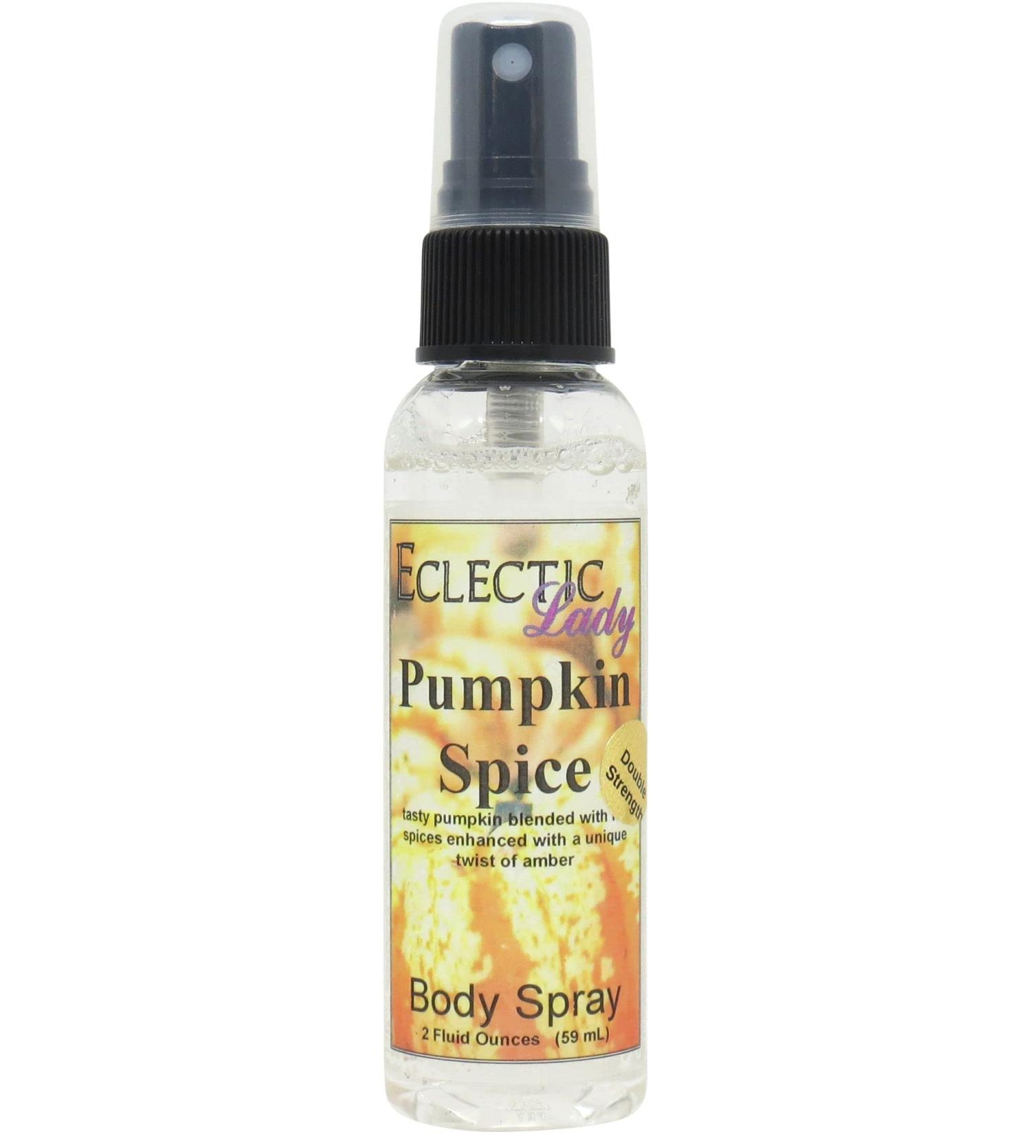 Pumpkin Spice Body Spray (Double Strength) 2 ounces Body Mist for Women with Clean Light & Gentle Fragrance Long Lasting Perfume with Comforting Scent for Men & Women Cologne with Soft Subtle - Buy Online on GoSupps.com