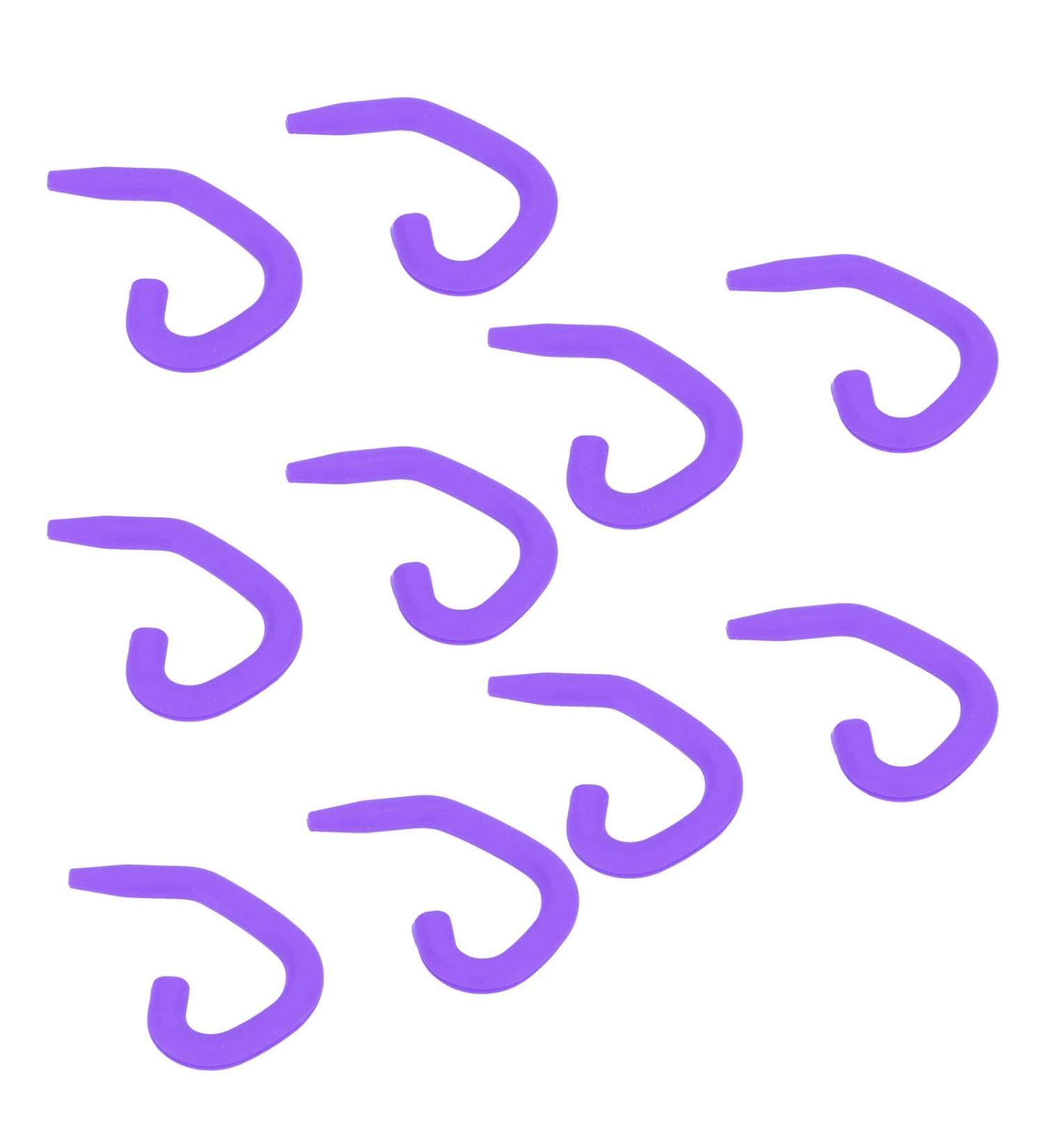 5 Pairs of Soft Silicone Ear Hooks for Masks | Comfortable Ear Protection & Cover Ropes | Purple Face Mask Accessories - Buy Online on GoSupps.com