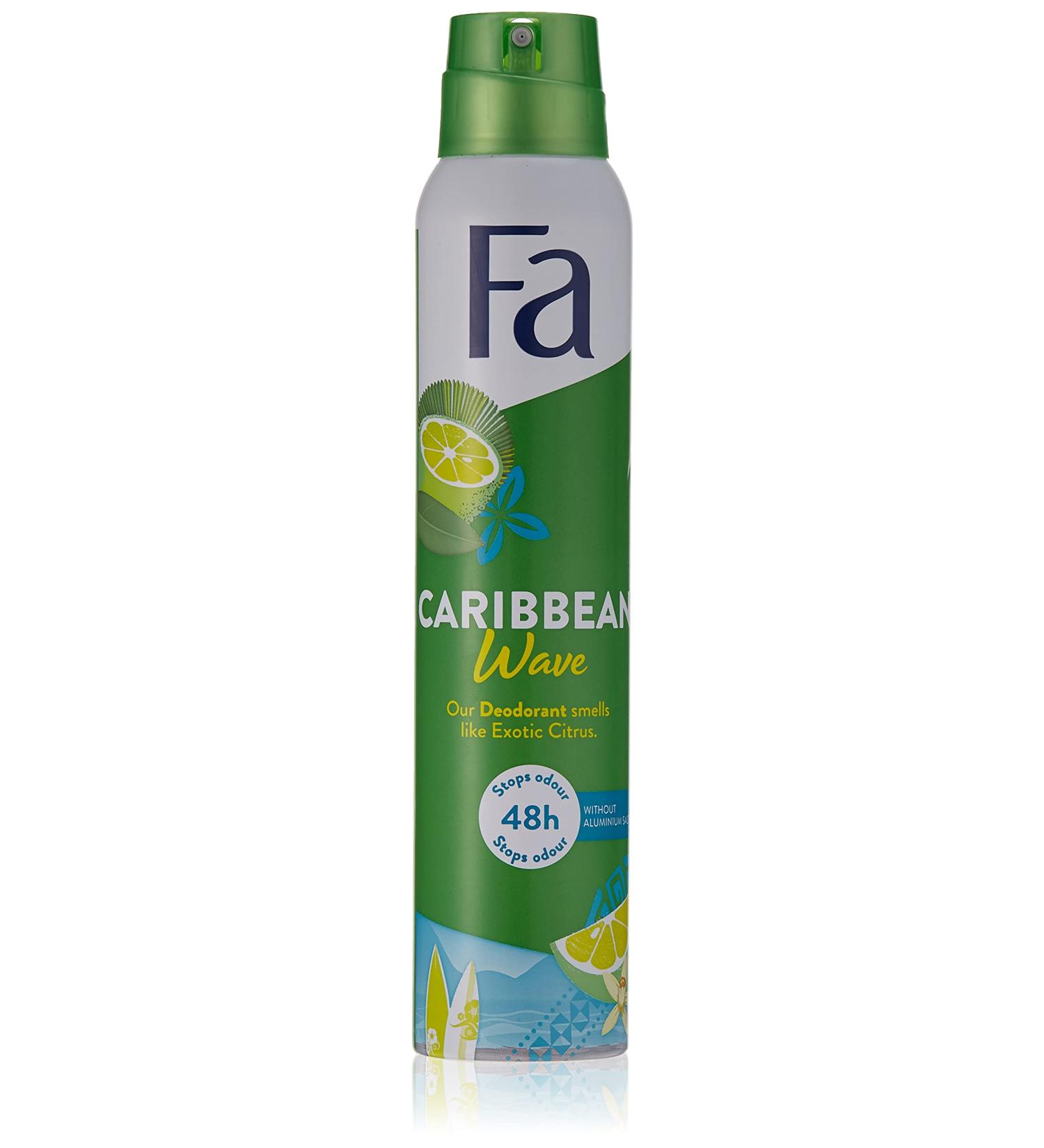 FA Caribbean Lemon Deodorant Spray 6.75 oz - Long-Lasting Freshness - Buy Online on GoSupps.com