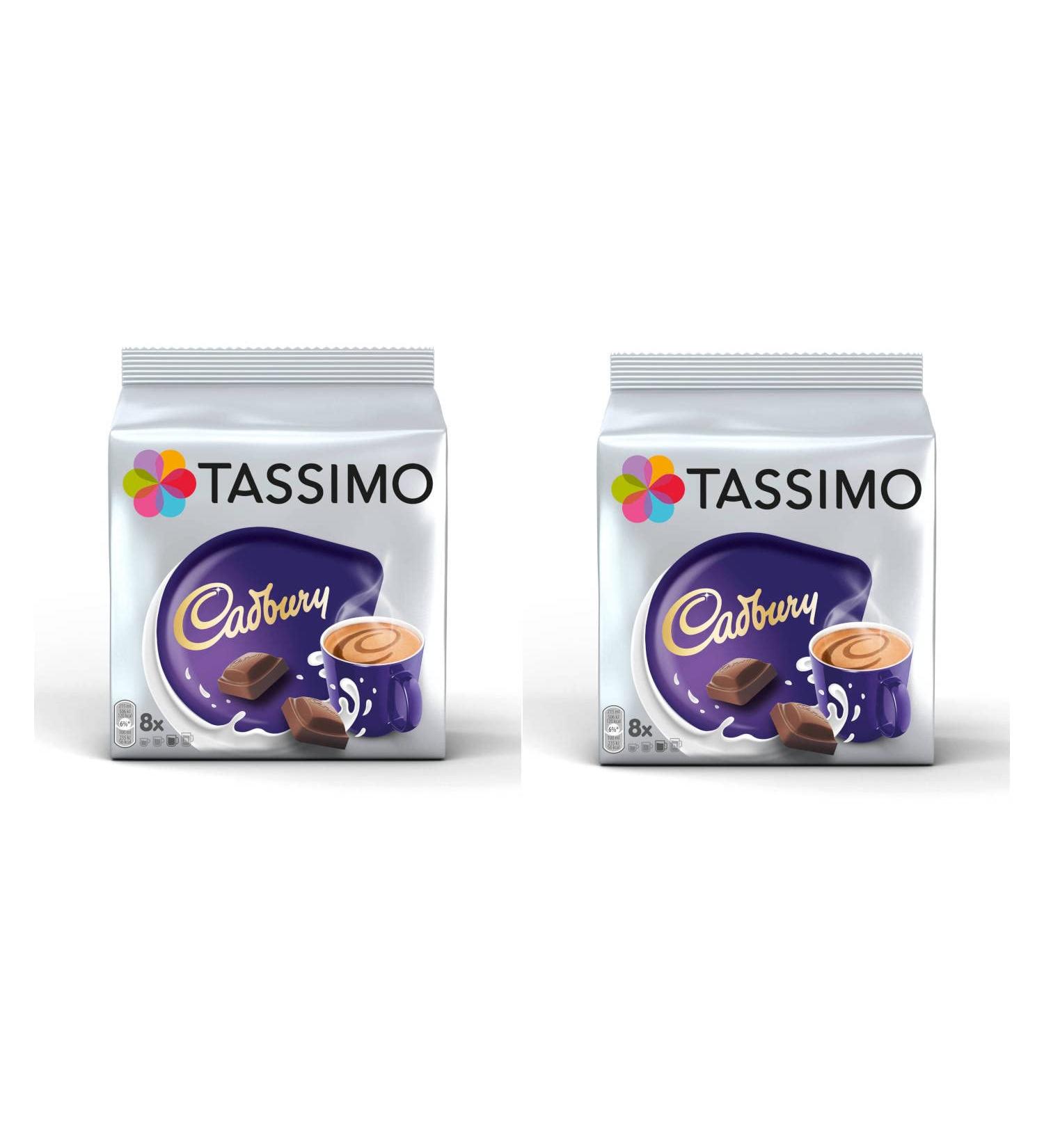  Tassimo Tassimo Cadbury Hot Chocolate T-Discs 2 Packs of 8 (16 Discs Total) - Buy Online on GoSupps.com