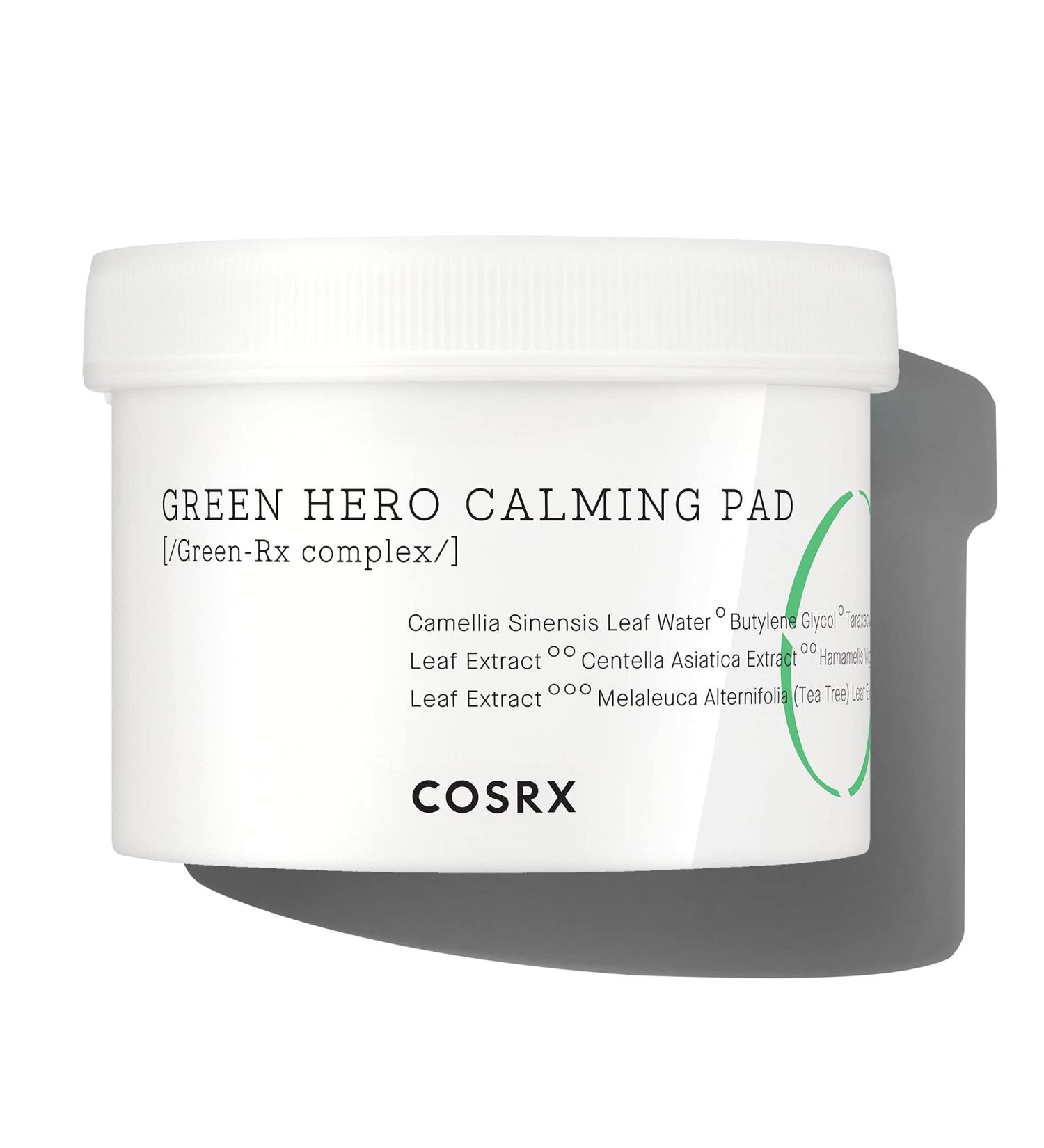 Cosrx One Step Green Hero Calming Pad - 70 Pads | Soothing Acne Treatment - Buy Online on GoSupps.com