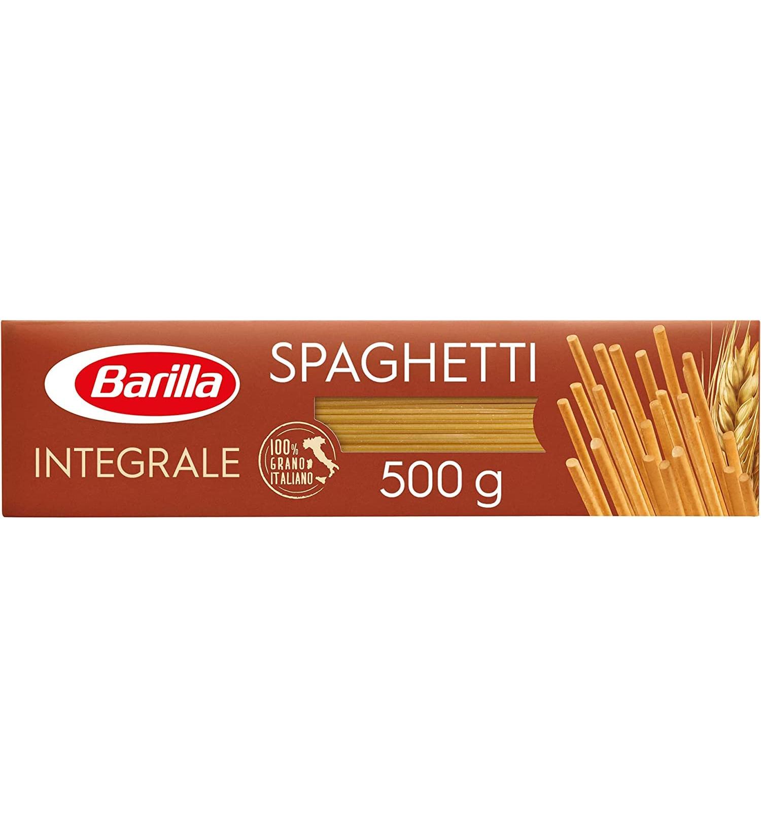  Barilla 5 x Barilla Spaghetti Integrali Whole Grain Italian Pasta 500g - Buy Online on GoSupps.com