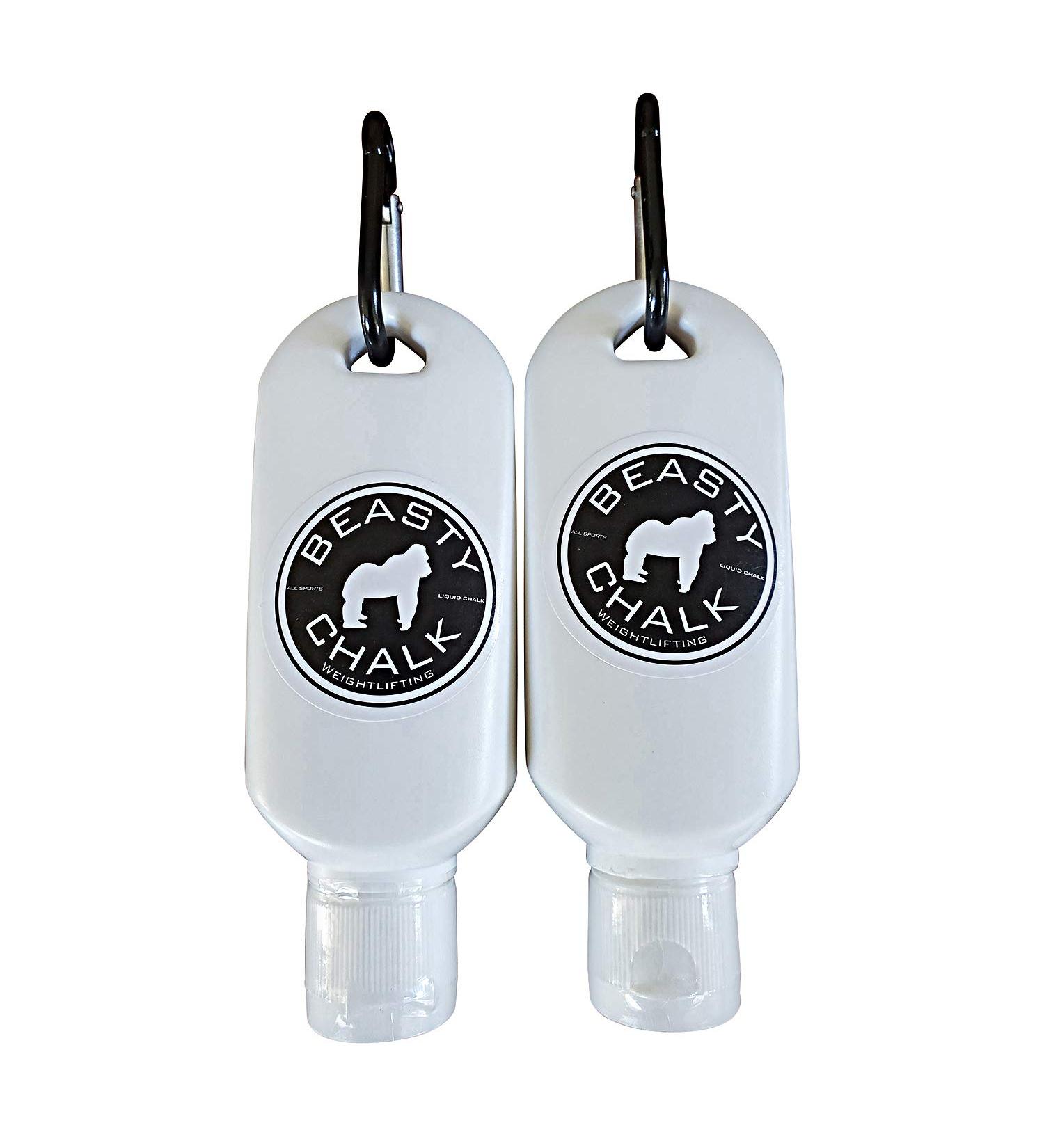 Beasty Chalk Liquid Weightlifting Cross Training Gymnastics Sports 1.5 oz Squeeze Bottles - All Natural or IPA Based - Buy Online on GoSupps.com