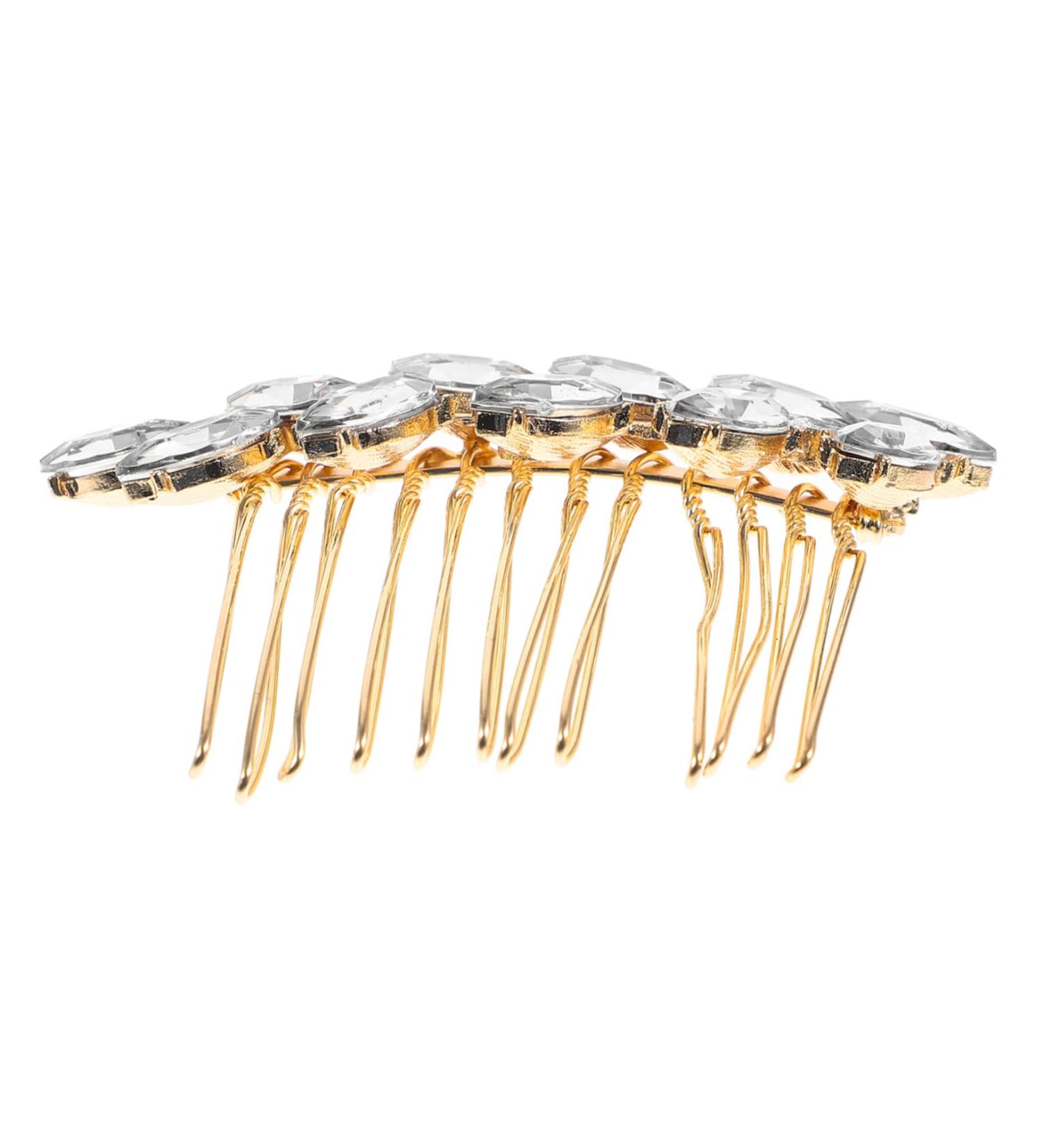 HAPINARY Fashionable Diamond Hair Accessories Side Comb Bridal Hair Clips Bridal Hair Comb Hair Side Comb Girl Headpiece Hair Comb Clip Decorative Hair Comb Decorative Hair Clip - Buy Online on GoSupps.com