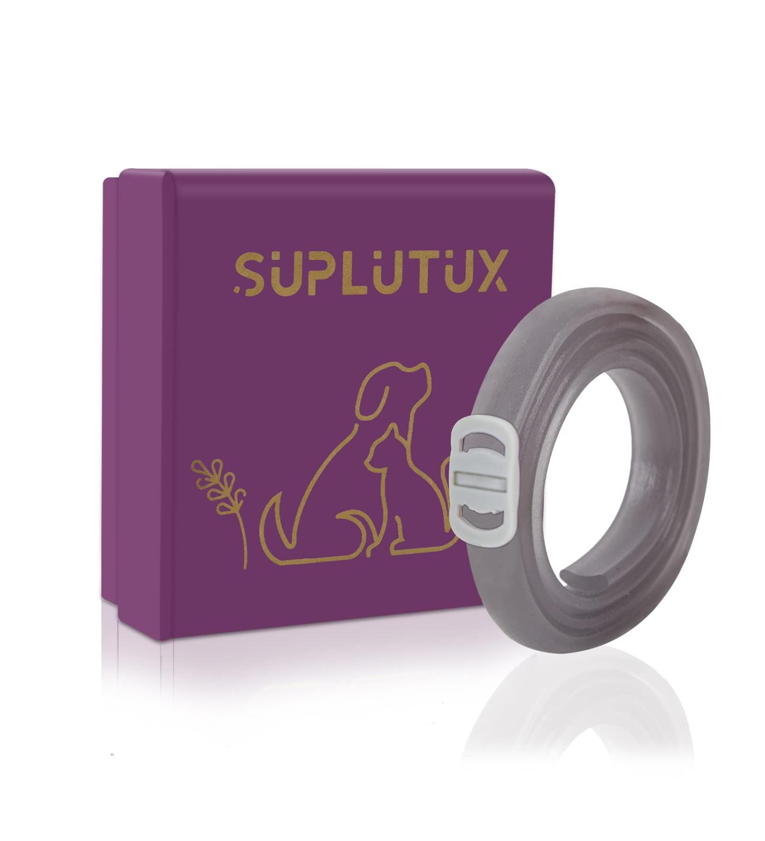 Calming Dog Collar for Anxiety Relief - Pheromone Collar for Dogs in New Environments - Adjustable for Small, Medium, Large Dogs - Grey - 1pc - Buy Online on GoSupps.com