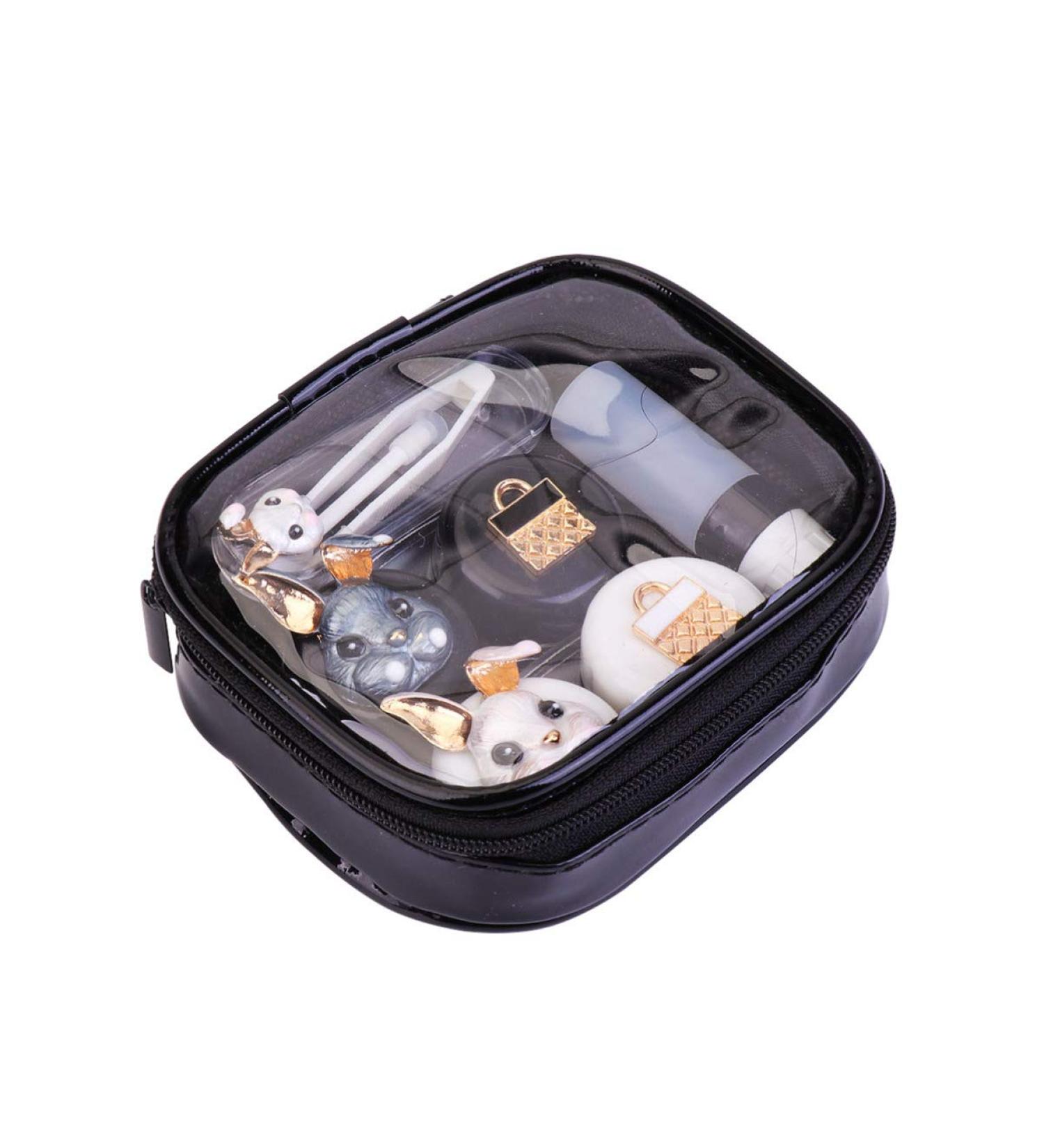 Exceart Contact Lens Accessories Bag | Earth Color Storage Container & Tweezers - Perfect for Travel! - Buy Online on GoSupps.com