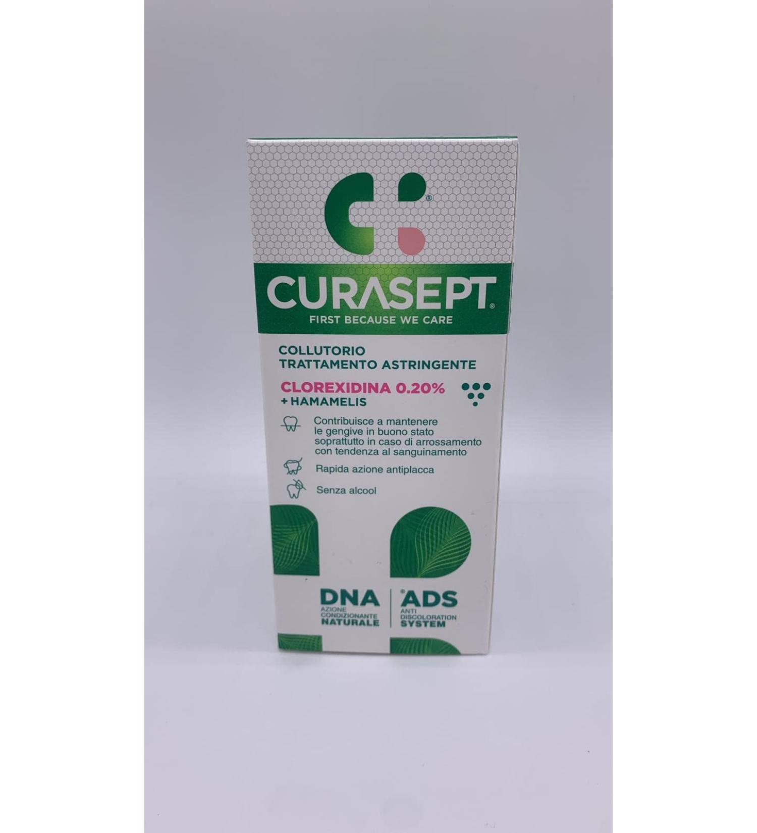 Curasept ADS Astringent Treatment - Chlorhexidine 0.20% Mouthwash 200ml | International Shipping Available - Buy Online on GoSupps.com