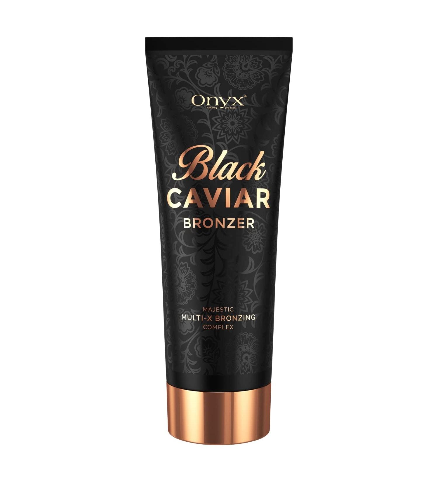 Onyx Black Caviar Dark Tanning Lotion - Black Bronzer for Insanely Dark Tan Results - Tinted Moisturizer for Men & Women - Buy Online on GoSupps.com