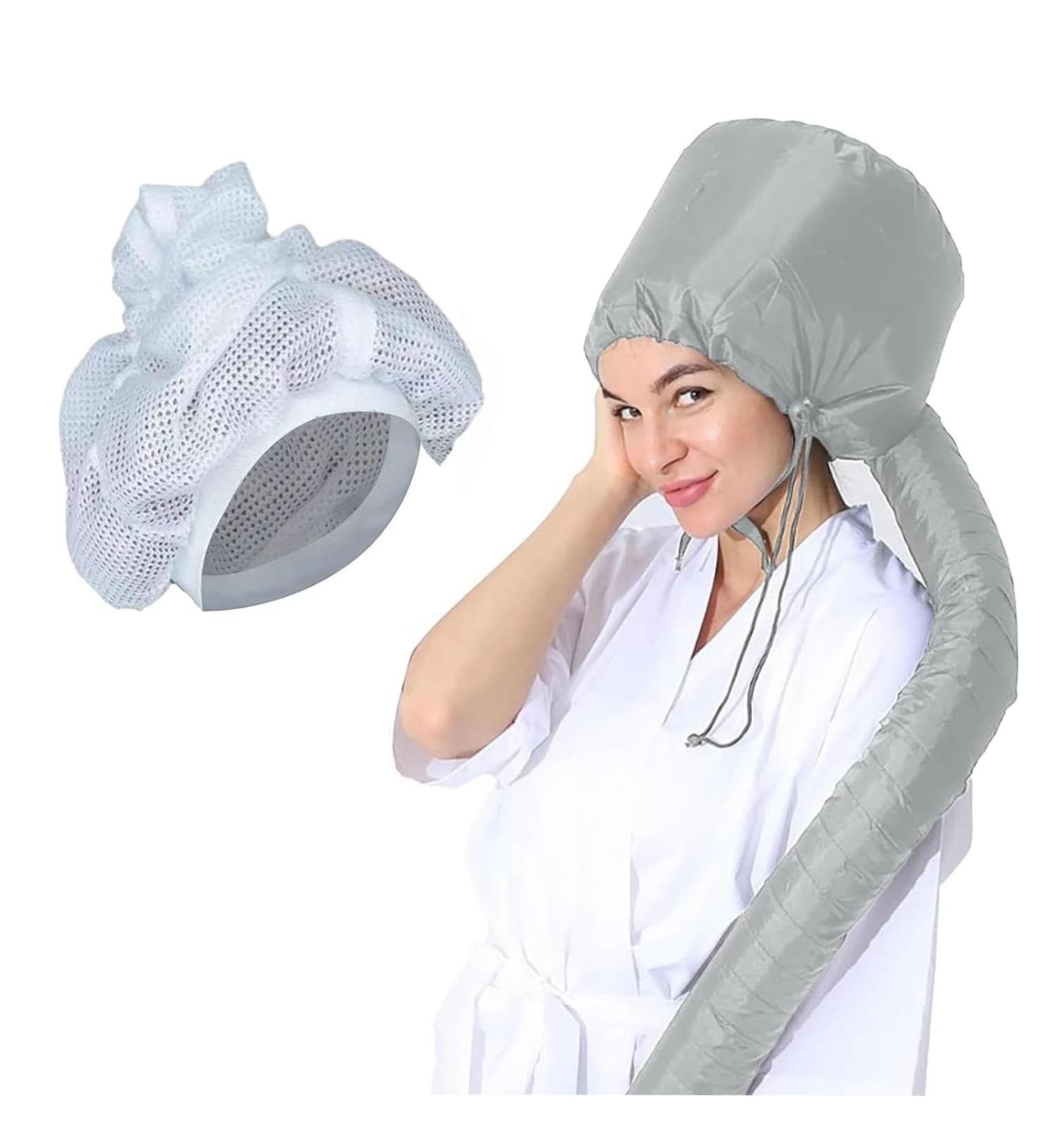 Net Plopping Cap for Curly Hair | 2-in-1 Diffuse Hood & Drying Cap | Adjustable Hair Network Plopping Hood - Buy Online on GoSupps.com