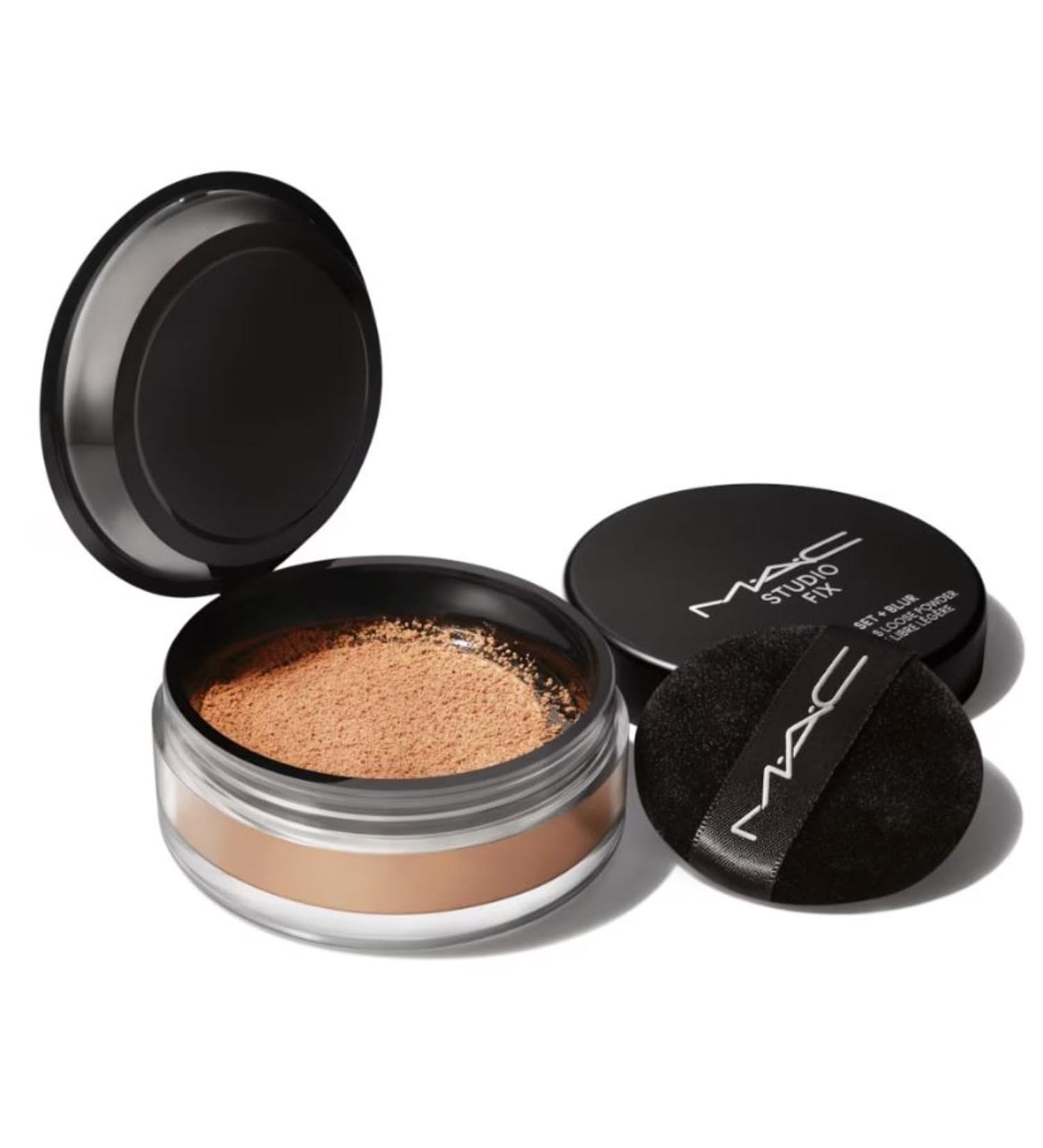 MAC M.A.C Cosmetics Studio Fix Pro Set + Blur Weightless Loose Powder - Dark (Tanned Bronze) - .22 oz / 6.5 g