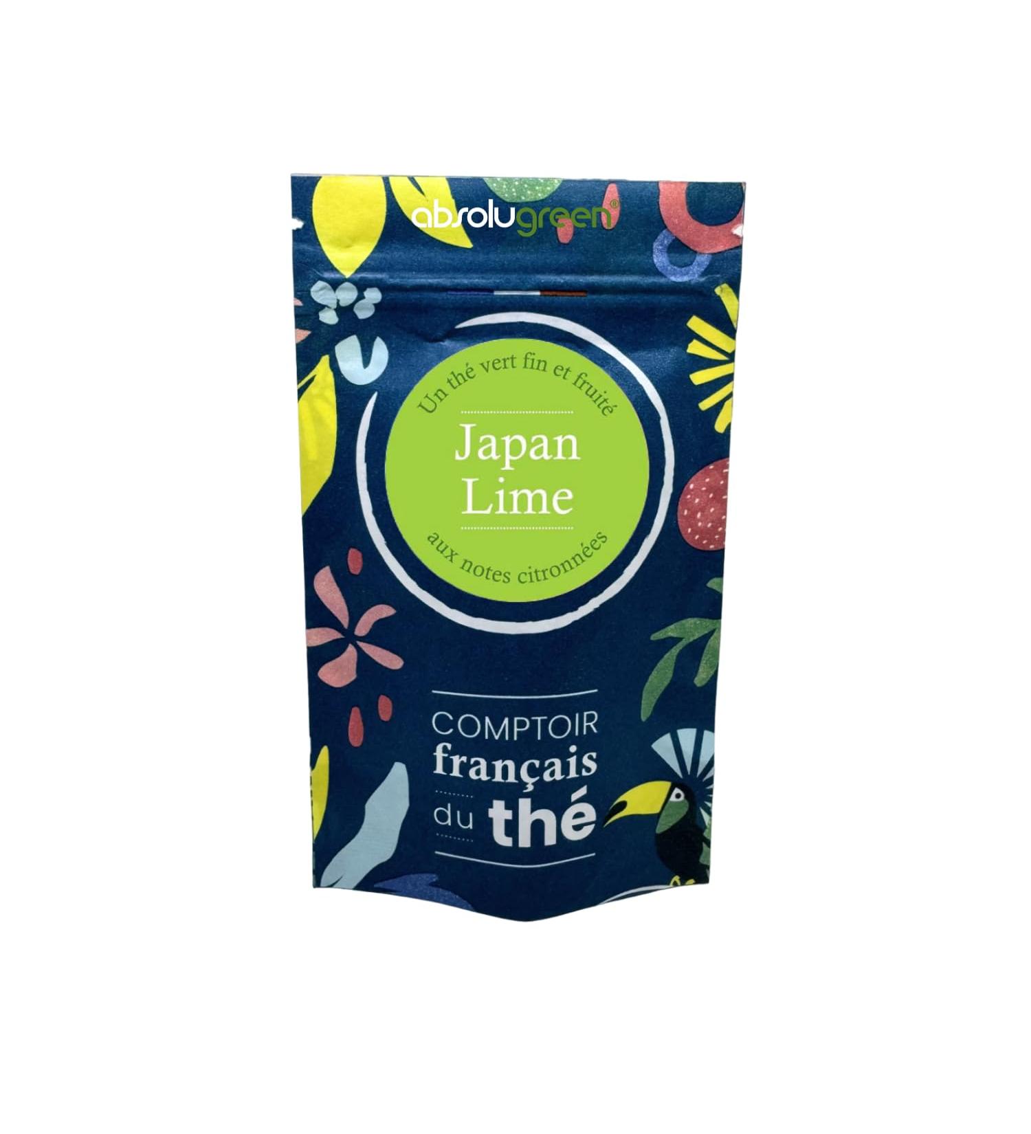 Japan Lime Green Tea - French Tea Counter - Lime Green Tea - French House - Loose Tea (80 GR) - Buy Online on GoSupps.com