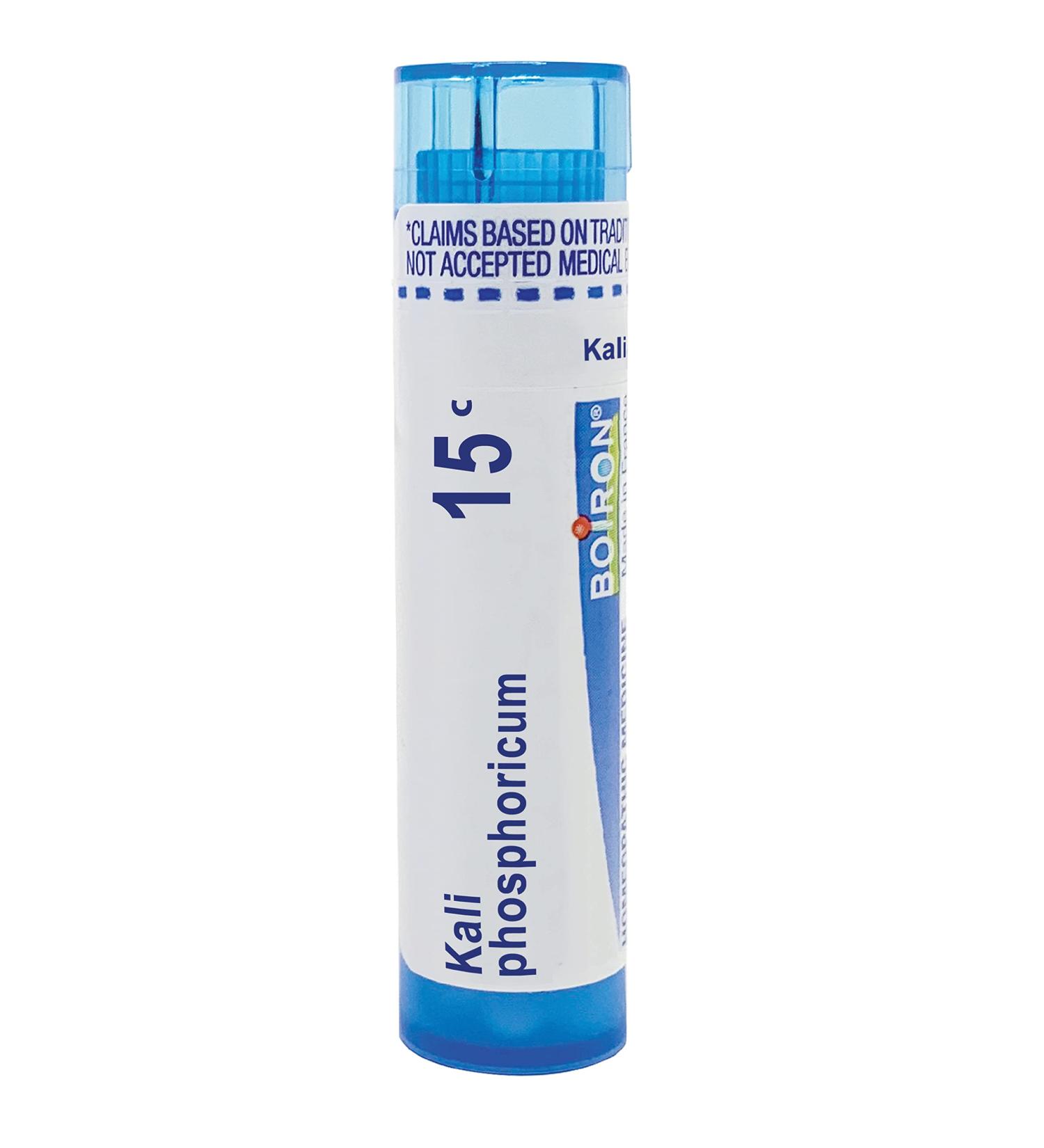 Boiron Kali Phosphoricum 15C - 80 Pellets for Tension Headaches & Intellectual Fatigue | Fast International Shipping - Buy Online on GoSupps.com