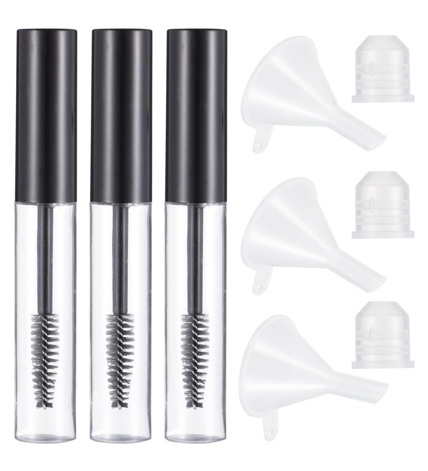 Healvian 1 Set Mascara Tube Funnel Mascara Tubes Snare Drum Strainer Throw off Cosmetic Plastic Black - Buy Online on GoSupps.com