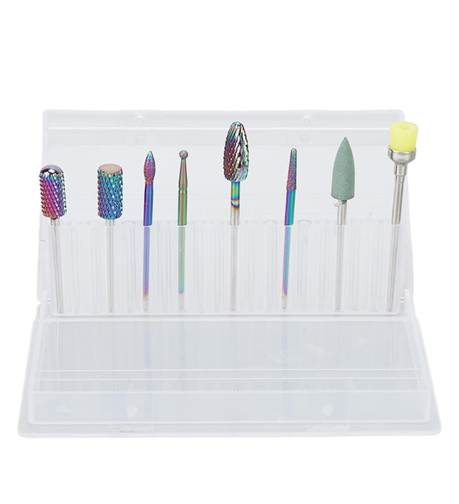 8pcs Nail Drill Bit Nail Grinding Bit Tungsten Carbide Clean Tool Removes UV Gel Dead Skin Nail Decoration Rhinestones Manicure Pedicure Polishing Kit - Buy Online on GoSupps.com
