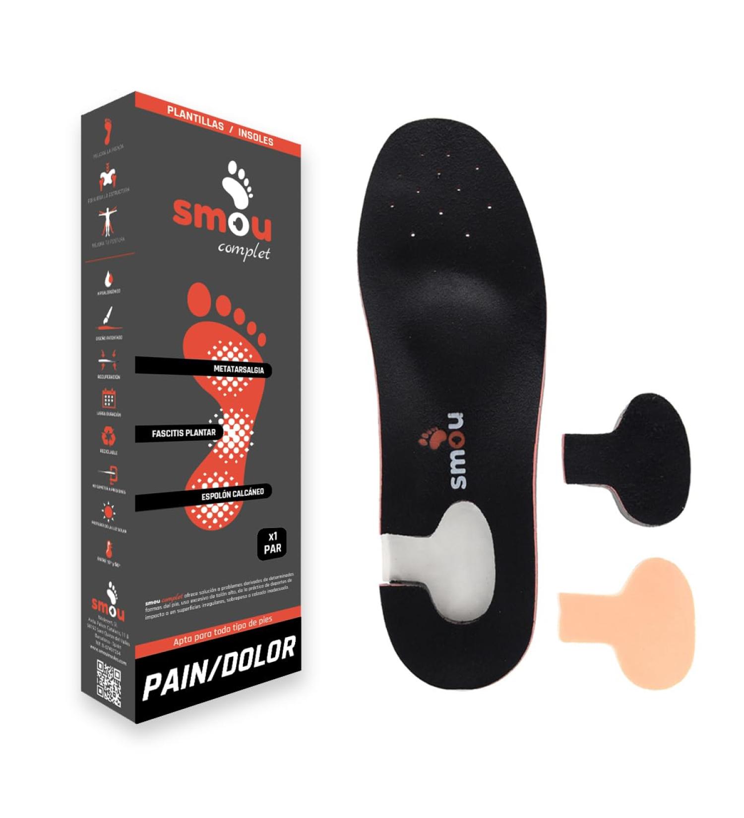 COMPLET Orthopedic Insoles for Plantar Fasciitis Relief | Arch Support Shoe Inserts for Heel Spur | Sizes 7-8 Men & 9-10 Women - International Shipping - Buy Online on GoSupps.com