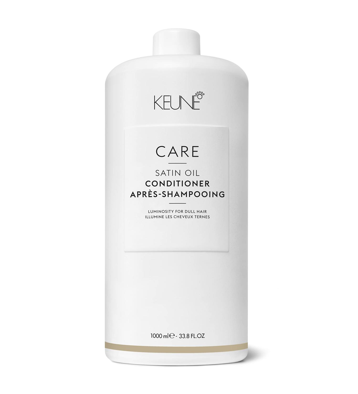 Keune Care Satin Oil Conditioner 1000ml - Nourishing Hair Moisture & Shine | International Shipping - Buy Online on GoSupps.com
