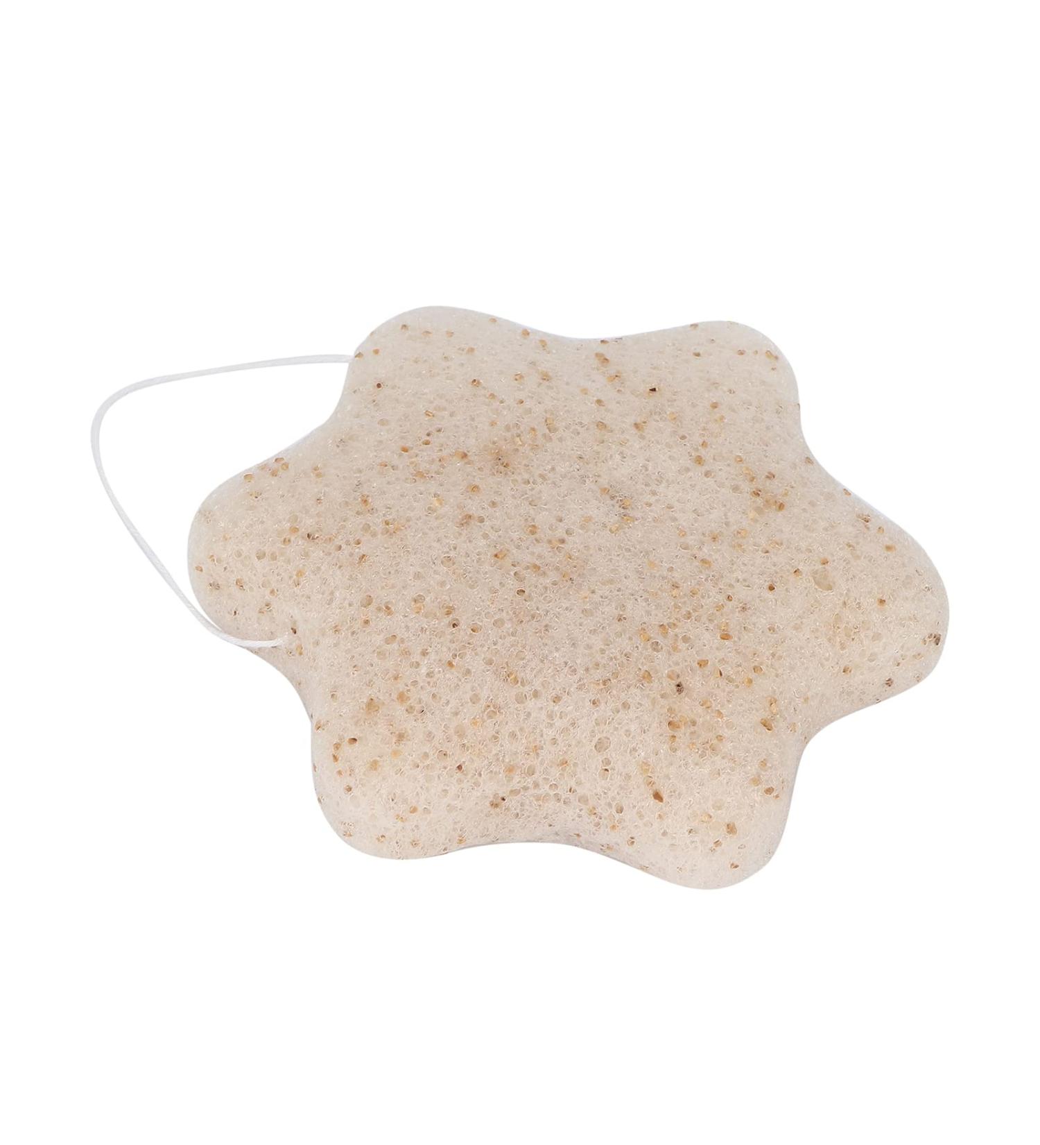 ZJchao Konjac Fiber Exfoliating Facial Sponge - Gentle Cleansing for Sensitive Skin Reusable Hydrating Puff - Buy Online on GoSupps.com
