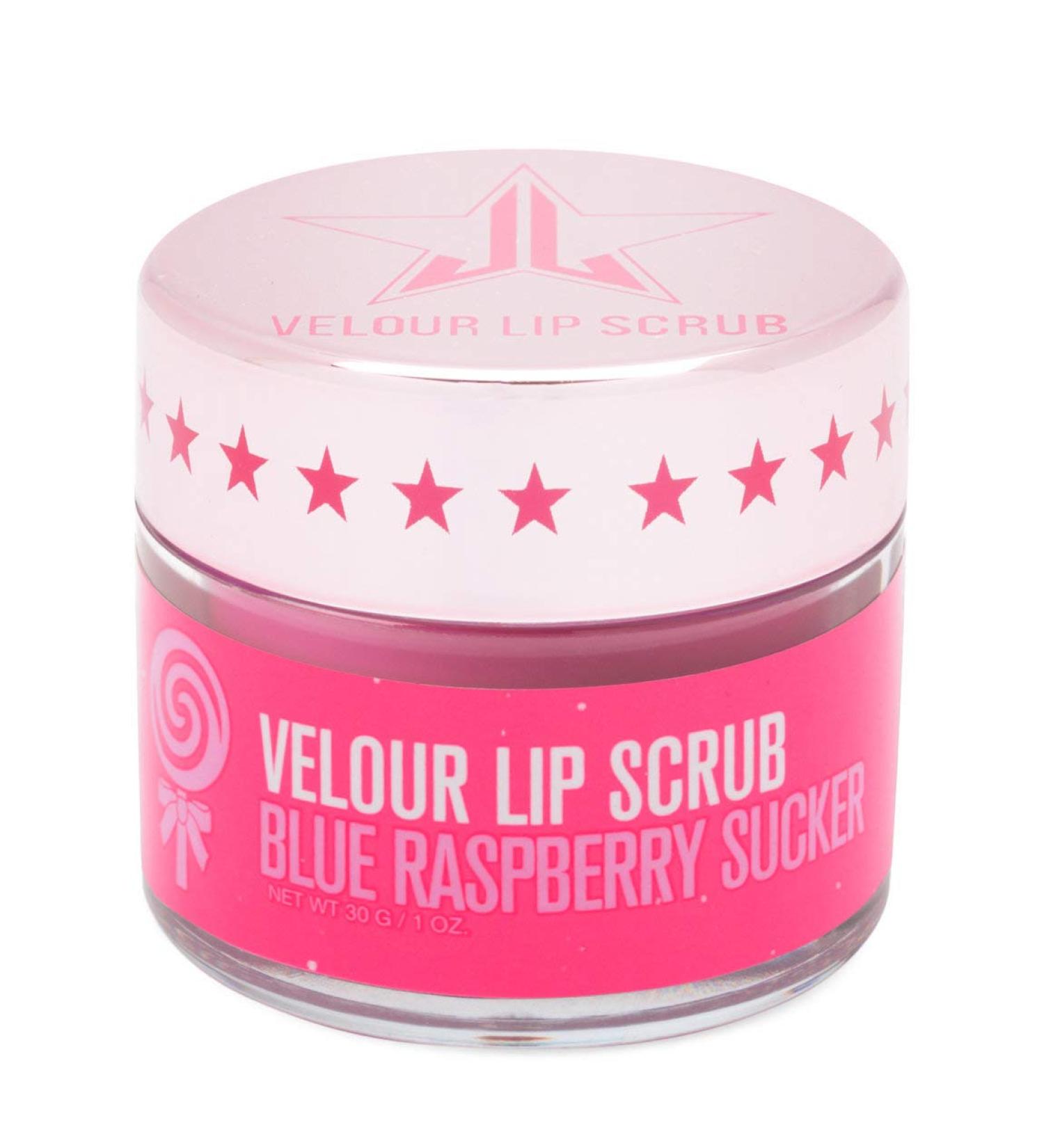 Jeffree Star - Velour Lip Scrub (Blue Raspberry Sucker) 1 Ounce (Pack of 1)
