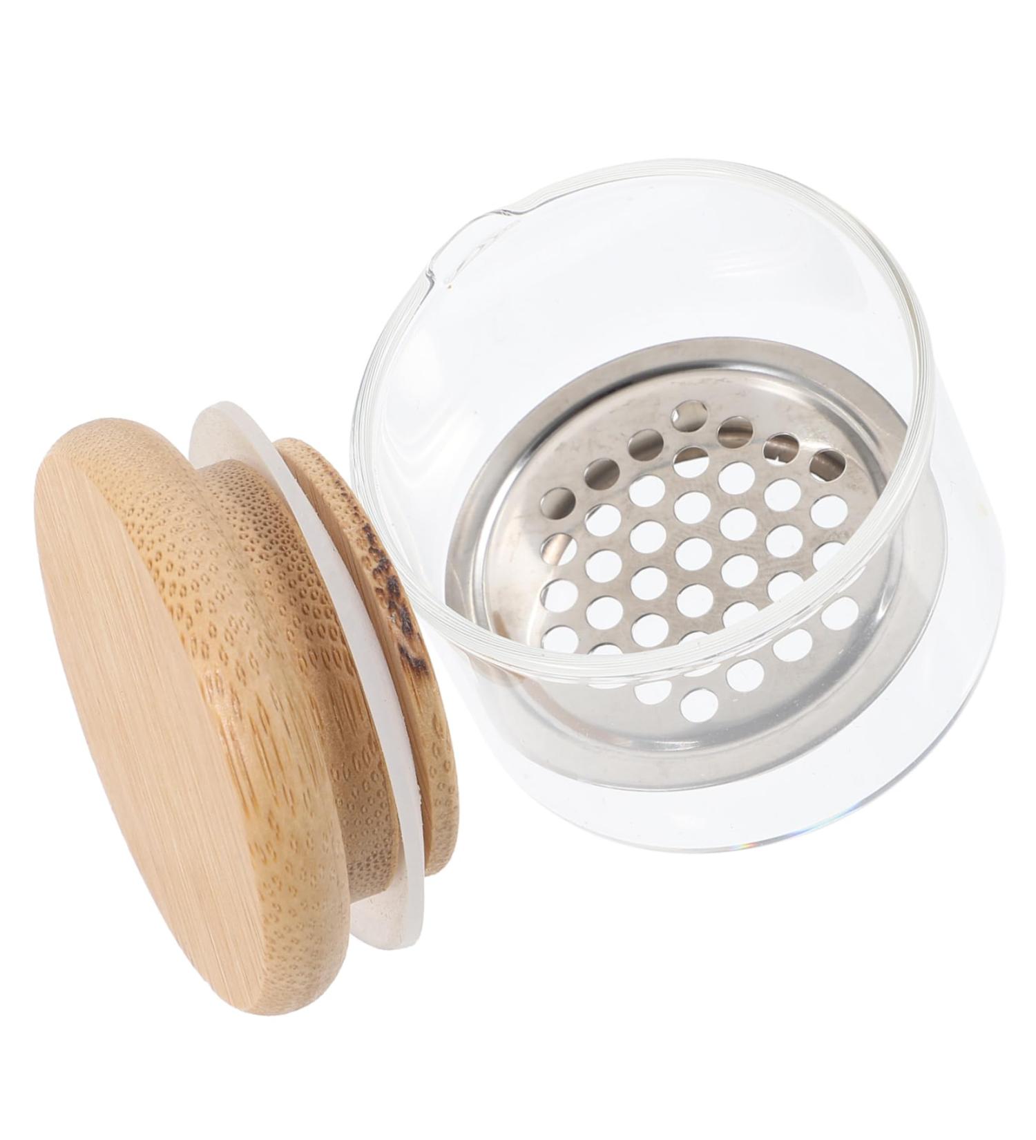 VINTORKY Nail Art Brush Cup Nail Dappen Dish Manicure Nail Dish Acrylic Nail Supplies Nail Dish Cups Nail Cups Nail Dish with Lids Dish for Acrylic Nails Tool Glass Stainless Steel - Buy Online on GoSupps.com