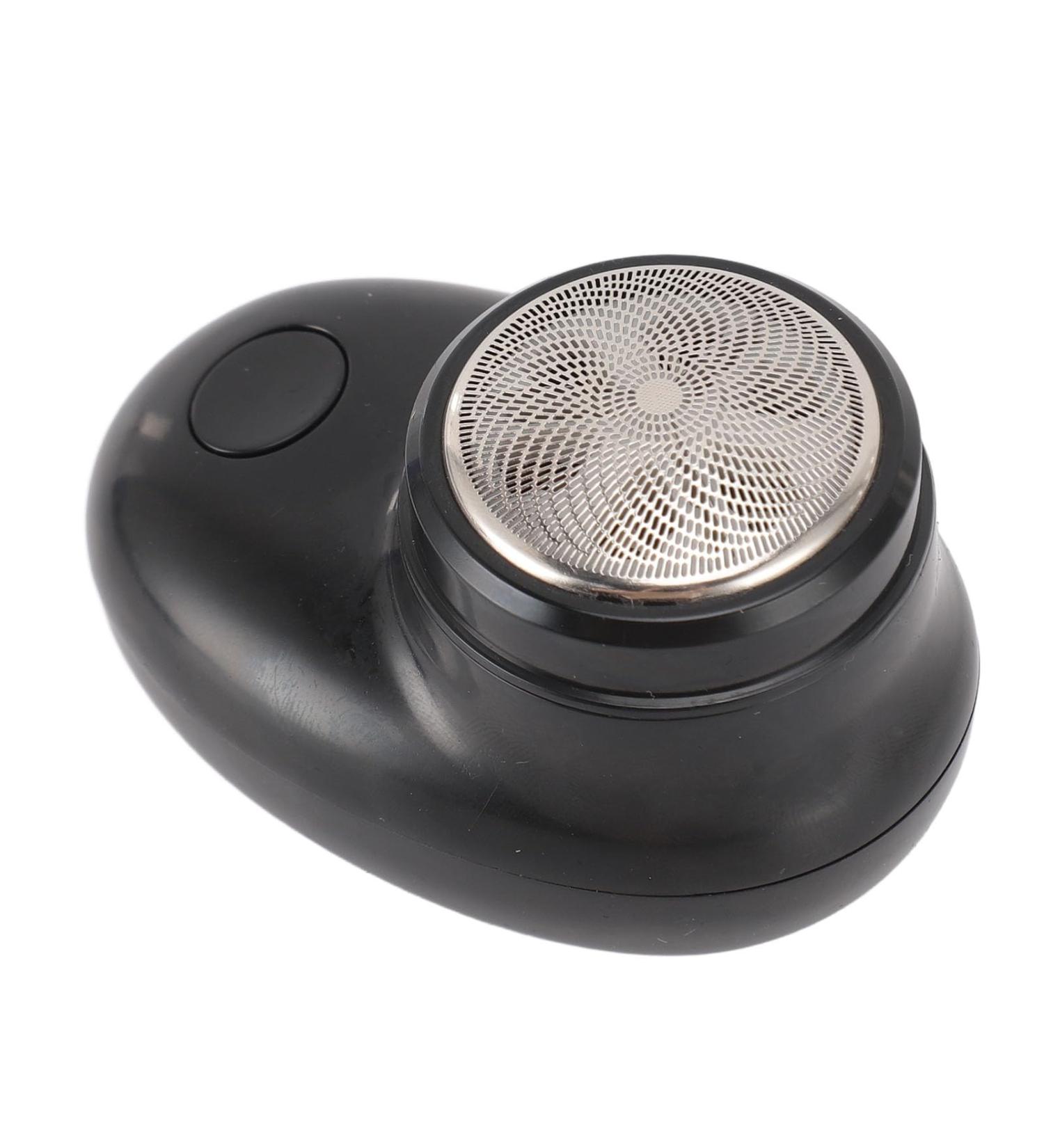 Handheld Beard Trimmer Electric Beard Trimmer Smoothing Cut USB Rechargeable Stainless Steel (Matte Black) - Buy Online on GoSupps.com