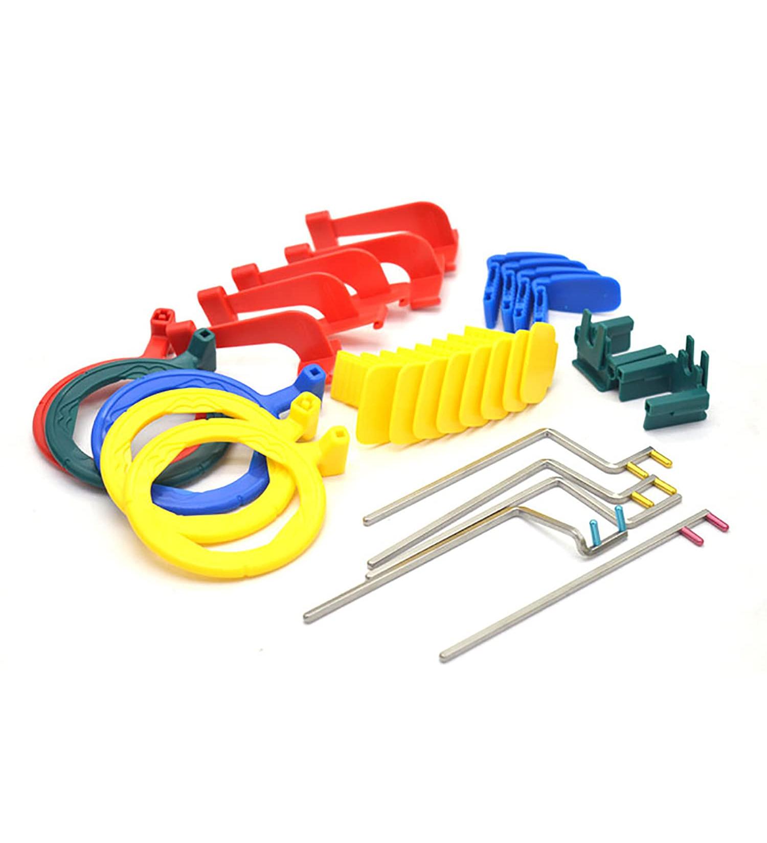 Lmeili Dental X-Ray Film Positioning System | Multi-Colored Dentalabor X-Ray Kit | Precision Position Holders & Dental Tools - Buy Online on GoSupps.com