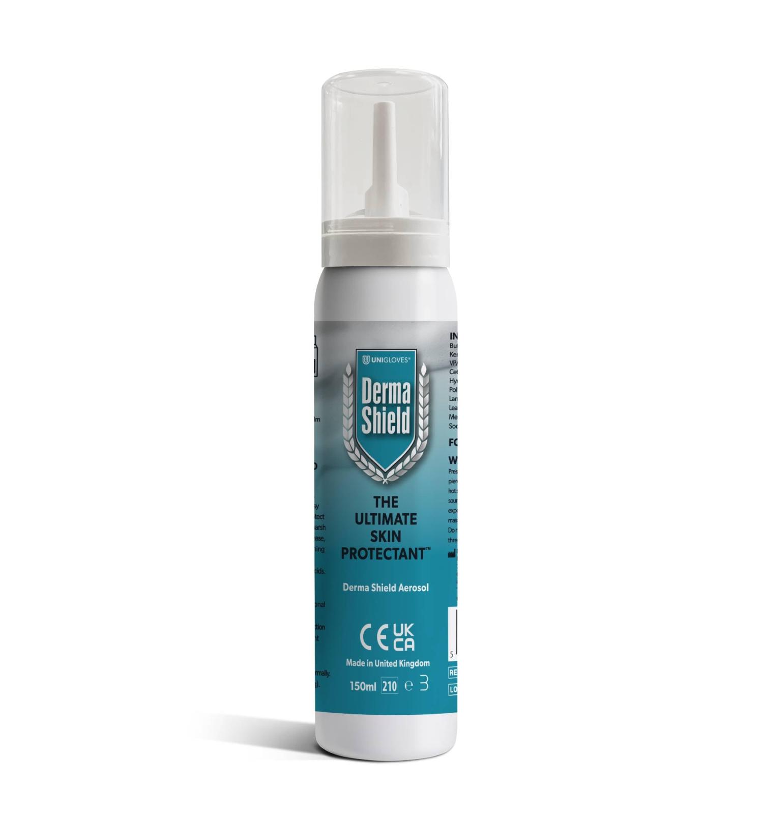  UNIGLOVES Derma Shield Barrier Cream 150ml - The ultimate waterproof skin protection for hands body face - Clinically tested protection and relief from contact dermatitis. - Buy Online on GoSupps.com