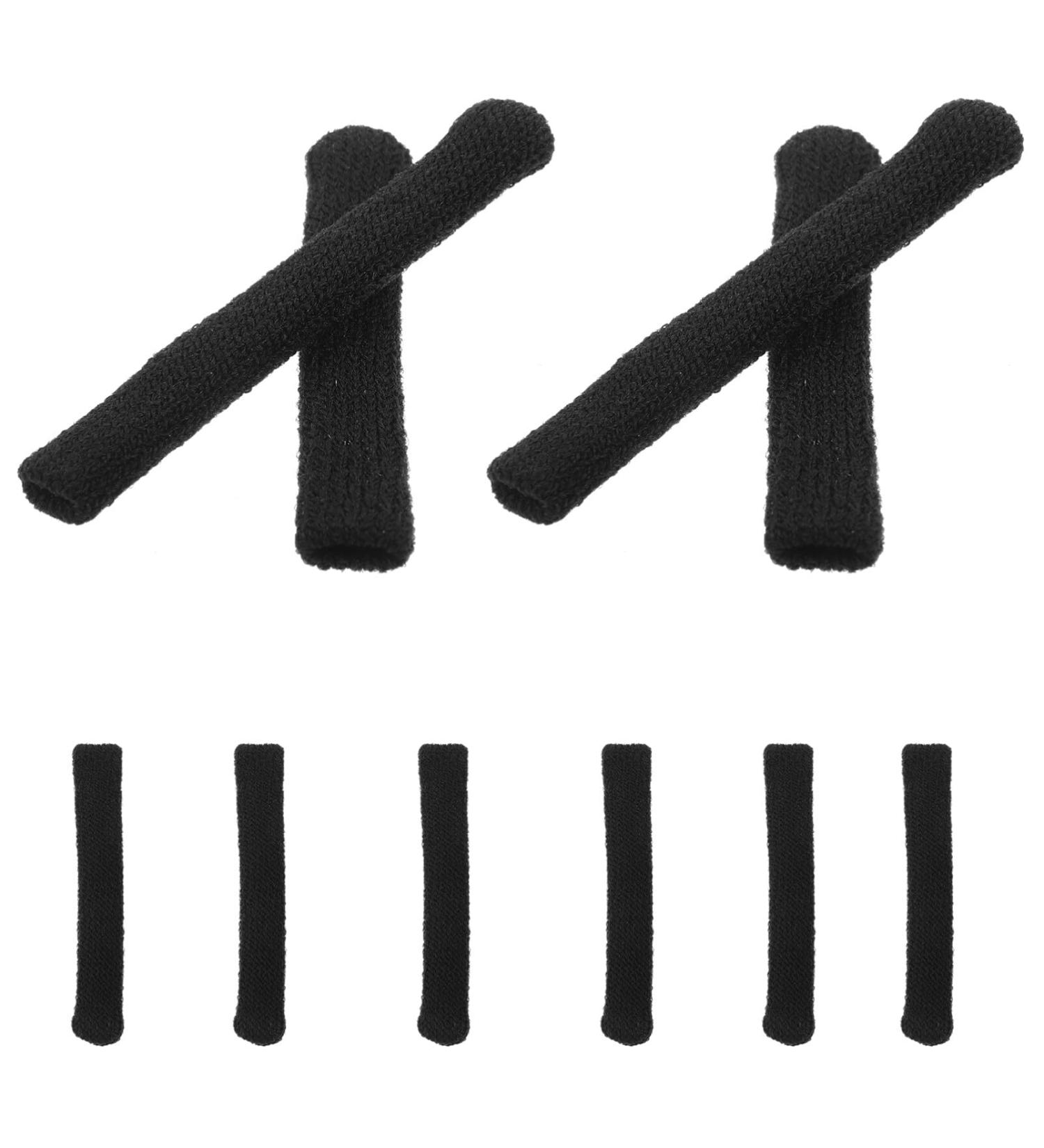 Bestonzon 10-Pack Soft Nylon Glasses Ear Handles & Arm Covers | Slipproof Glass Pads for Sunglasses - Black - Buy Online on GoSupps.com