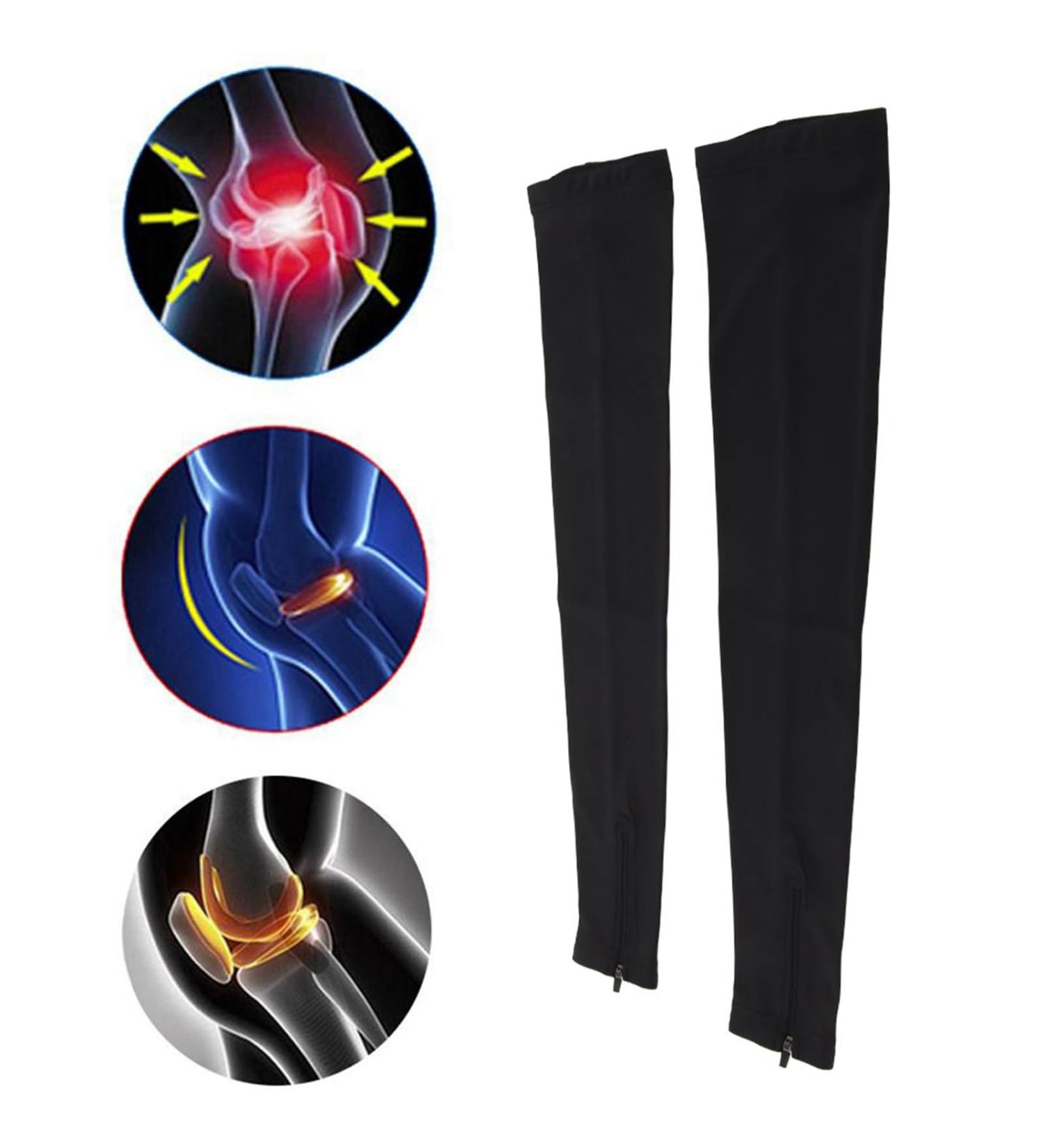 AYNEFY Soft & Comfortable Leg Sleeves for Cycling Hiking & Running - Sun Protection & Warmth for Men & Women - Buy Online on GoSupps.com