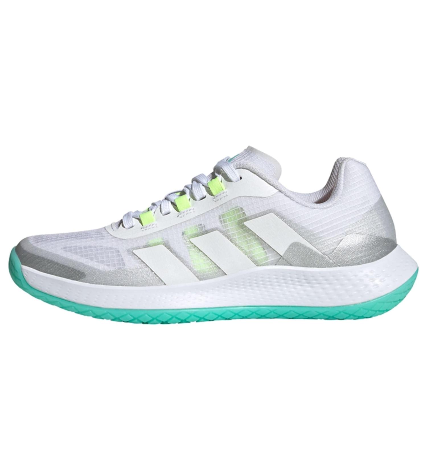 Adidas Women's Forcebounce 2.0 Volleyball Shoes - Ftwr White/Silver - Size 38 2/3 EU | International Shipping Available - Buy Online on GoSupps.com