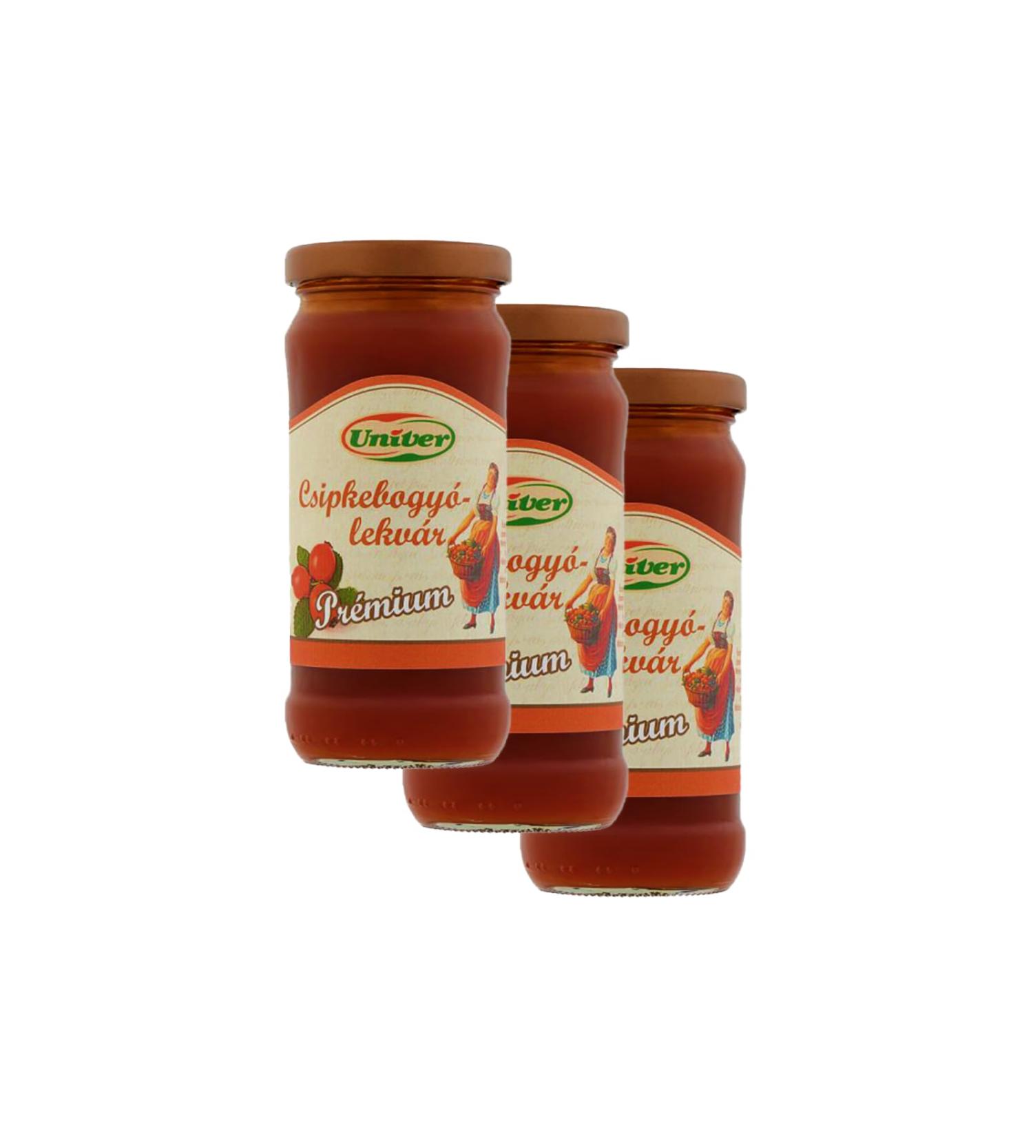 Univer Premium Hungarian Rosehip Jam 300 g Pack of 3