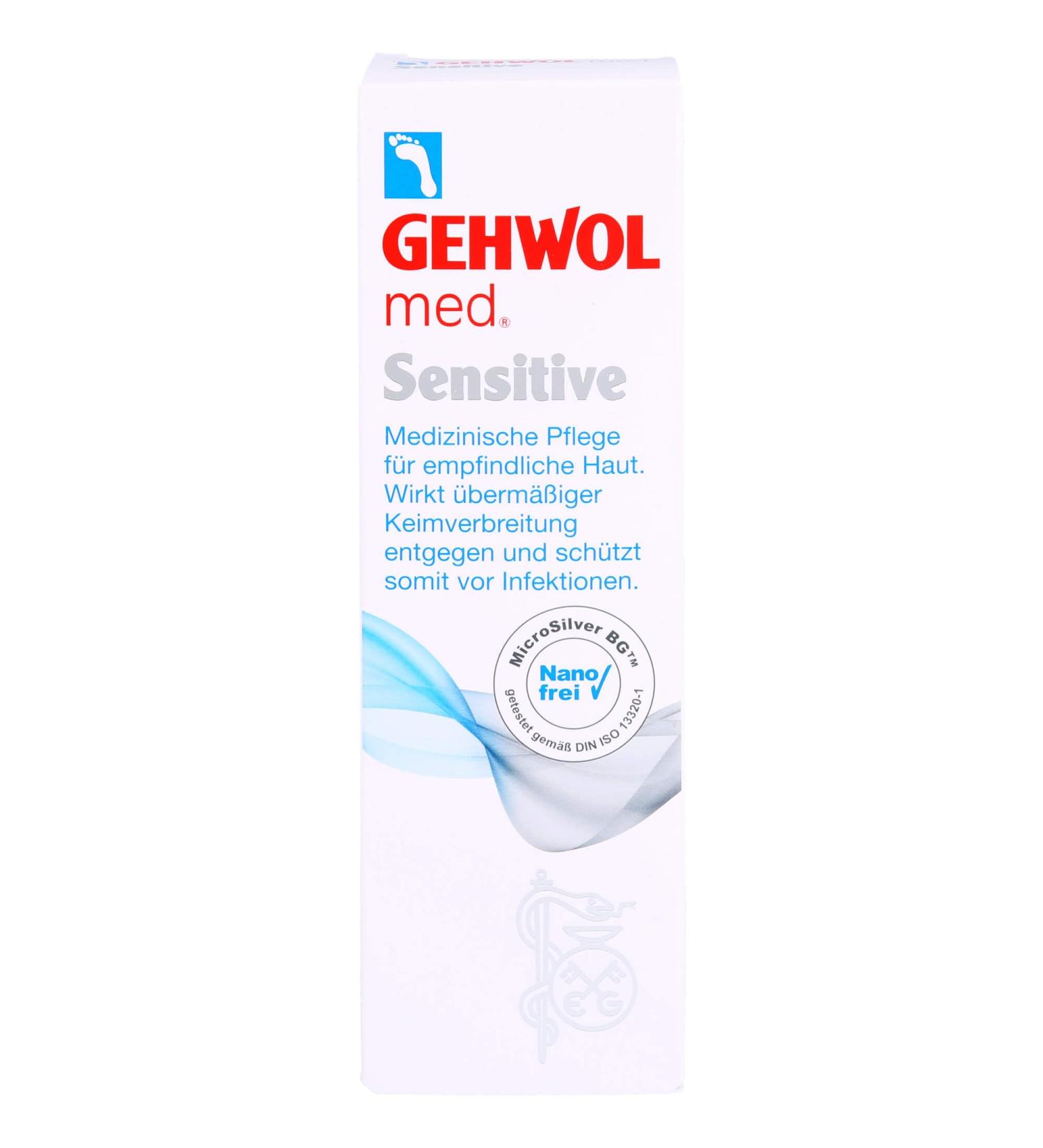 Buy GEHWOL MED Sensitive Cream 125ml - Soothing Relief for Sensitive Skin | International Shipping Available - Buy Online on GoSupps.com