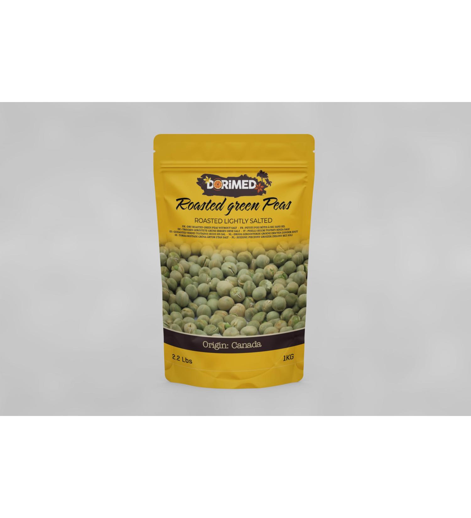 Roasted peas unsalted 900g