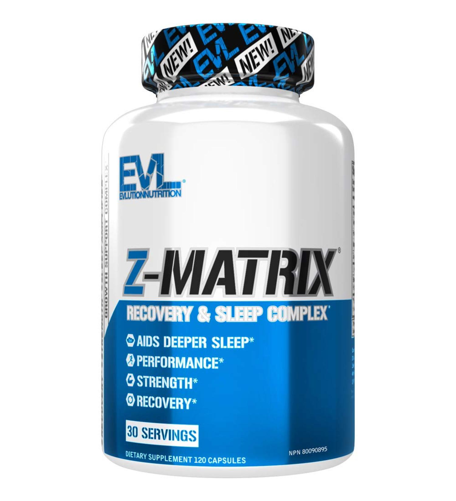 Evlution Nutrition Z Matrix - Nighttime Recovery & Sleep Support (30 Servings) - Buy Online on GoSupps.com