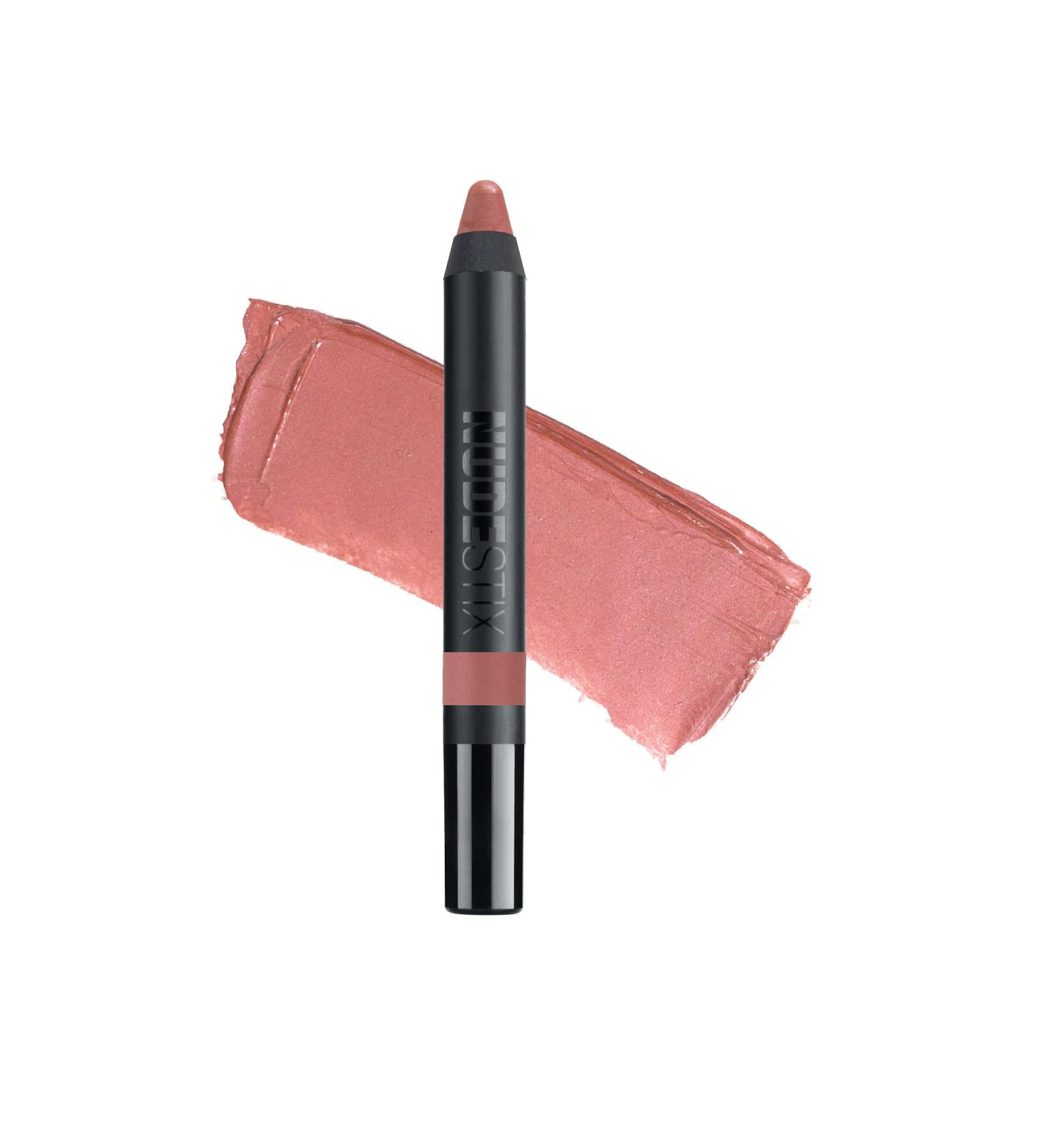 NudeStix Gel Color Lip + Cheek Balm | Creamy Tinted Gloss & Multi-Use Makeup Stick - Hydrating High Shine Tint (Posh 0.10 oz - Buy Online on GoSupps.com
