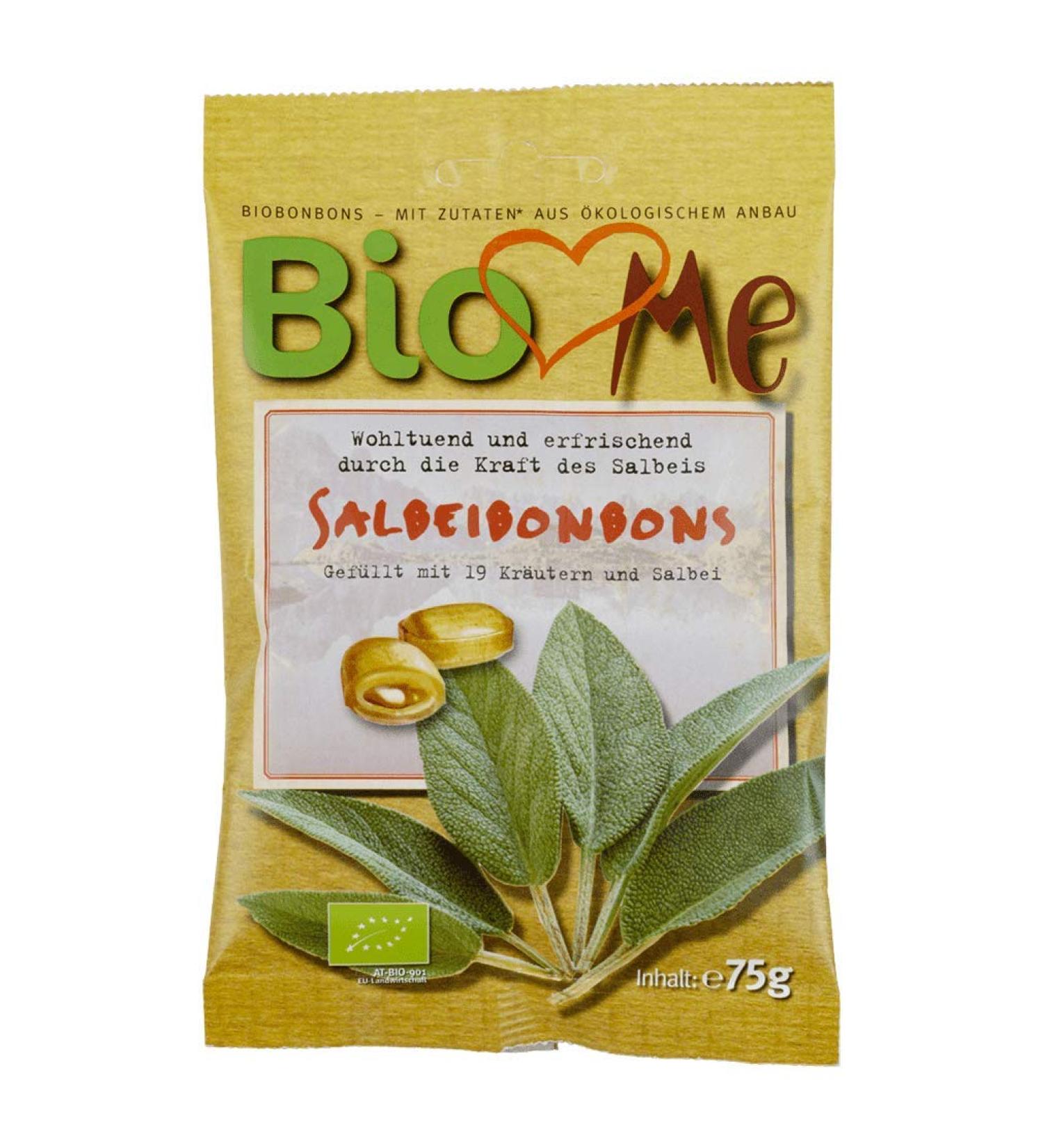 BIO loves Me Bio loves Me Organic sage candies - 1 x 75 g