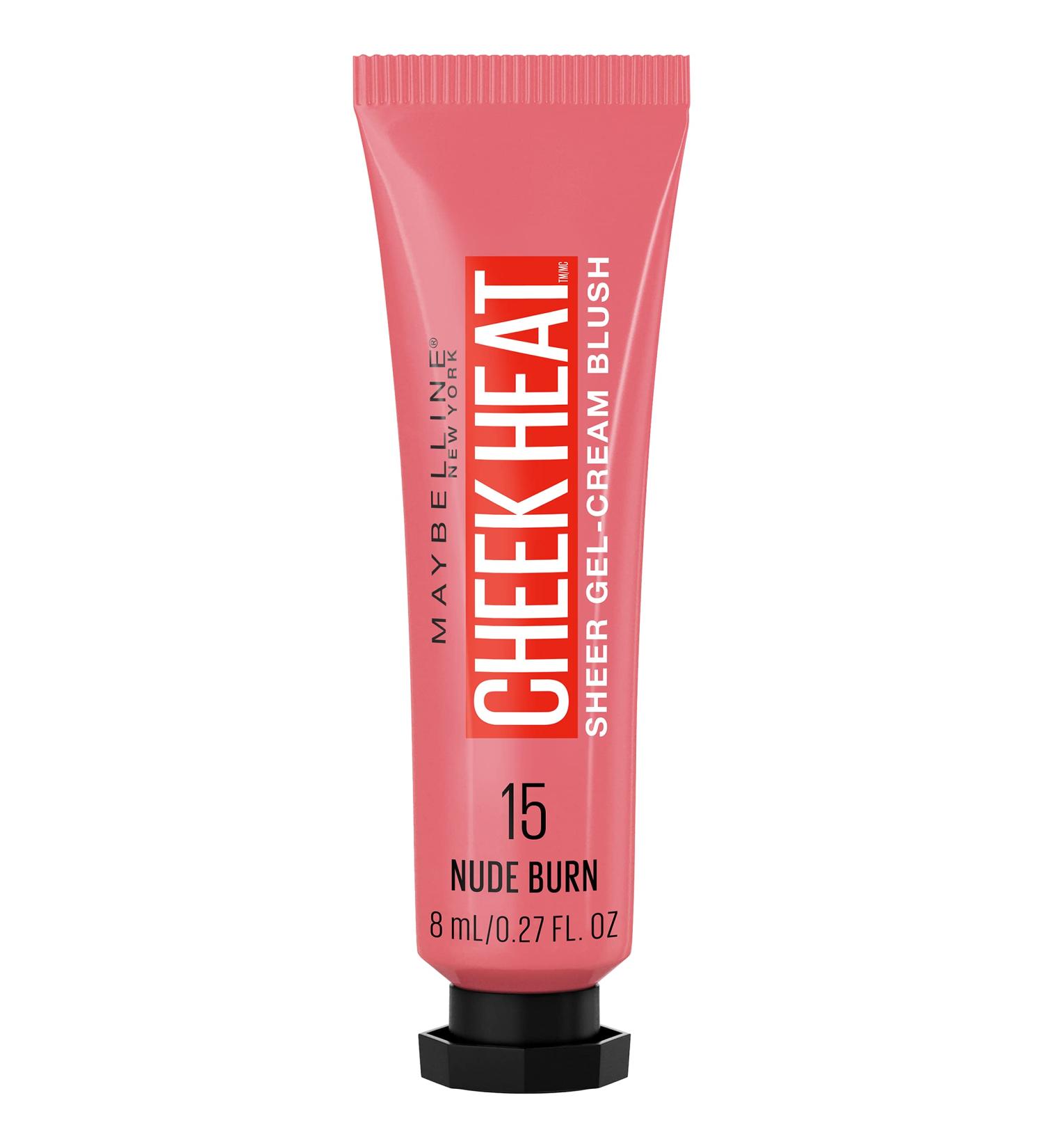 Maybelline Cheek Heat Gel-Cream Blush - Nude Burn (0.27 fl oz) | Radiant Color for Flawless Skin - Buy Online on GoSupps.com