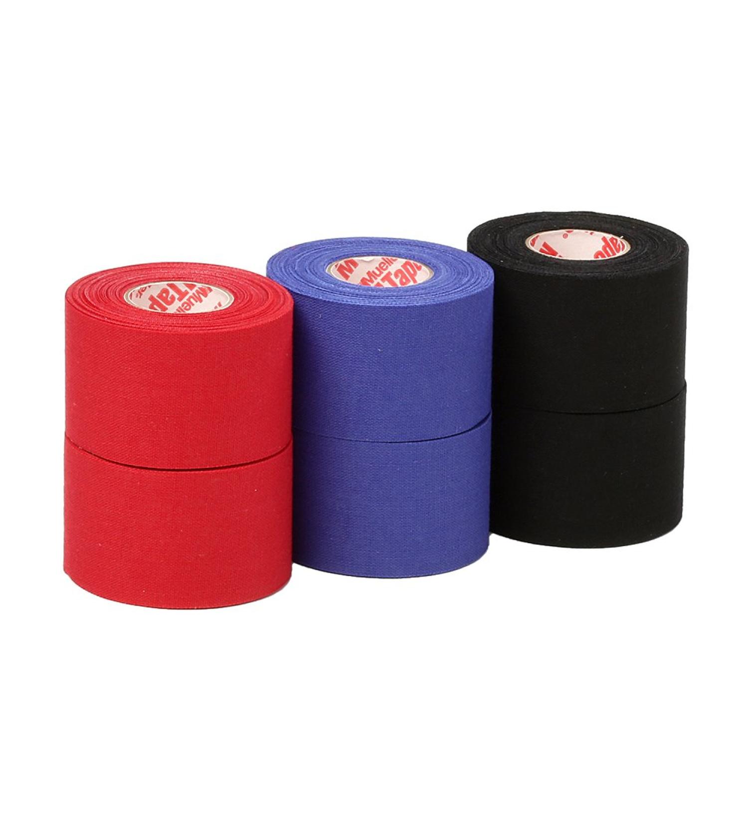 Mueller Athletic Tape Sports Tape Red Blue. Black 6 rolls