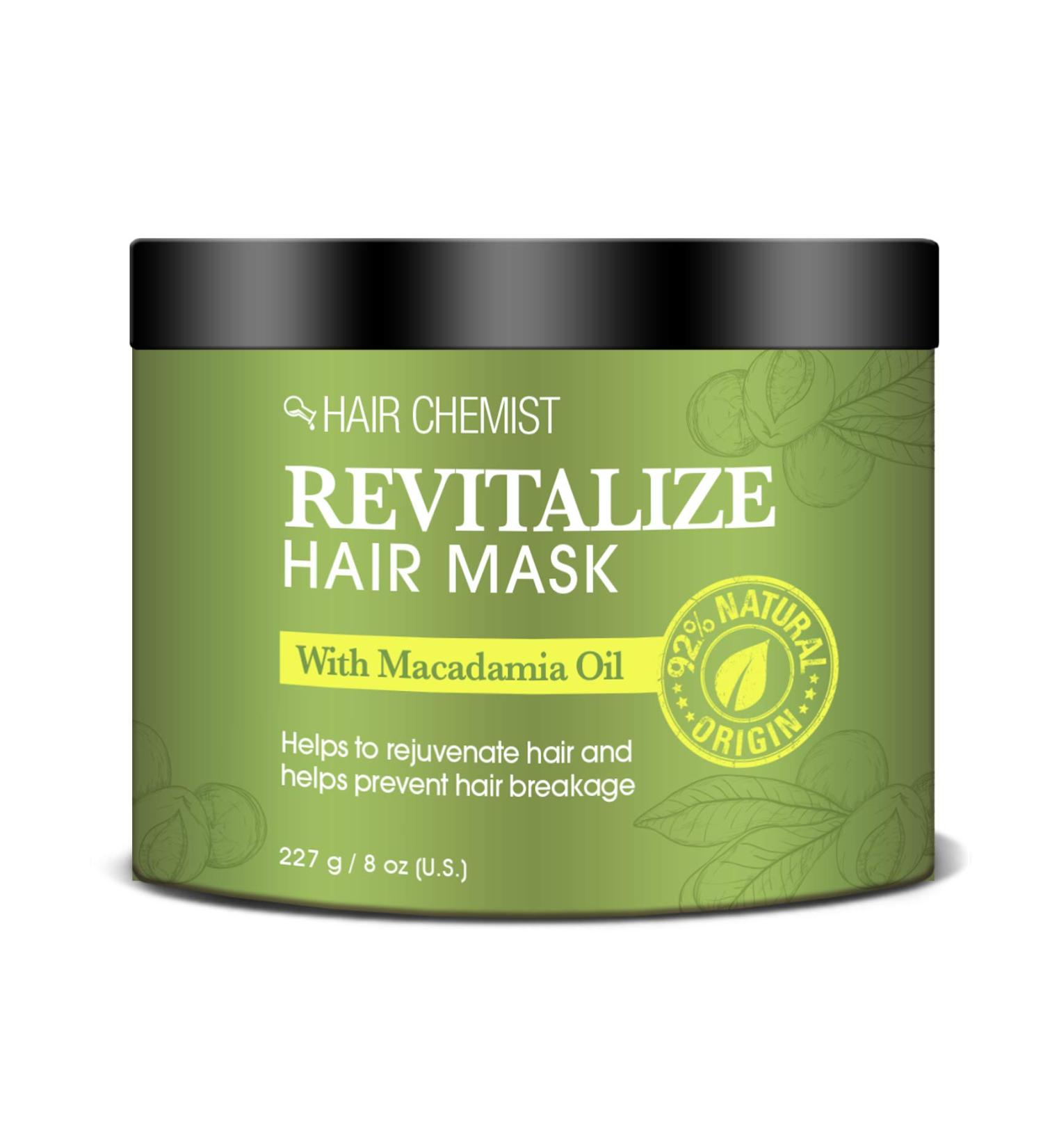 Hair Chemist Revitalize Hair Mask with Macadamia Oil 8 oz - Deep Conditioning Treatment - Buy Online on GoSupps.com