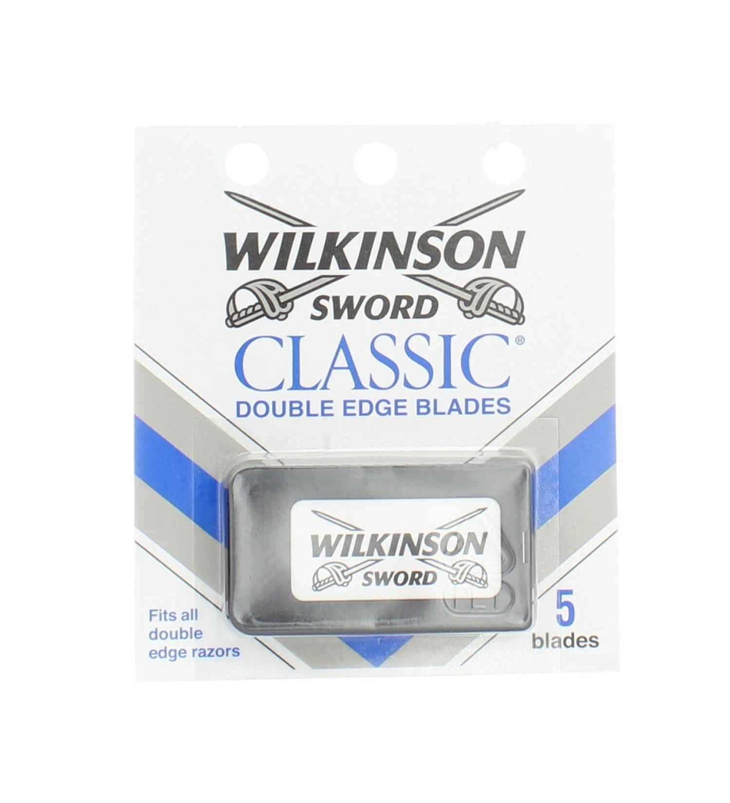 Wilkinson D/E Blades 5ct - Premium Double Edge Razor Blades for a Smooth Shave - International Shipping Available - Buy Online on GoSupps.com