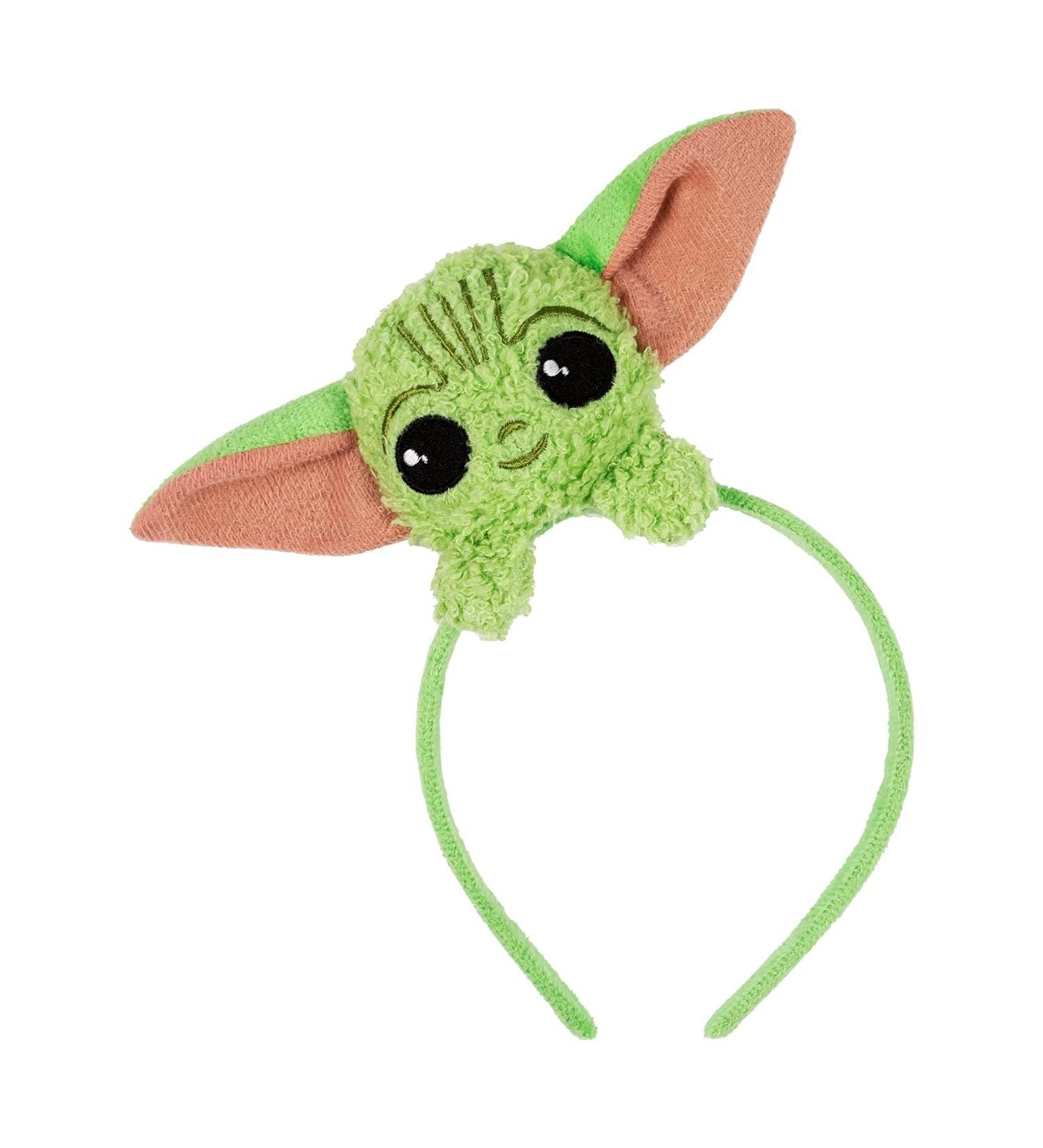Disney Baby Yoda Green 3D Headband vh700598l One size fabric without gemstone.