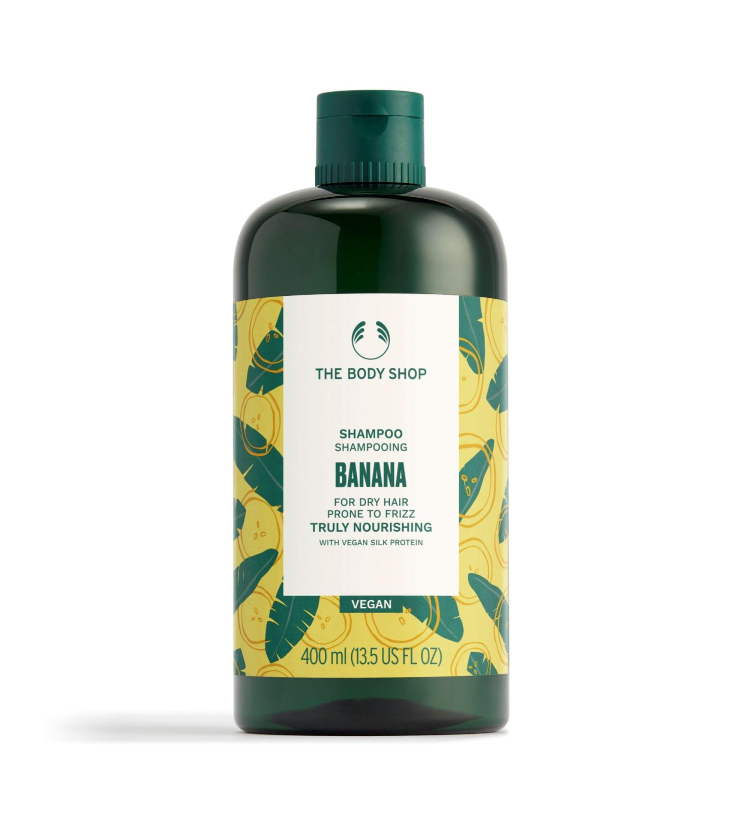 Buy The Body Shop Banana Truly Nourishing Shampoo 13.5oz - Nourishing Hair Care International Shipping Available - Buy Online on GoSupps.com