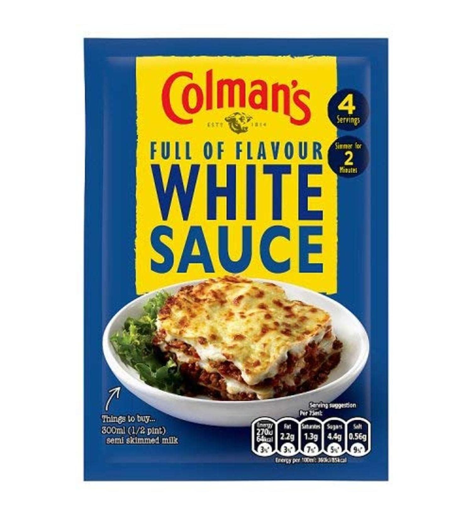  Colman's Colman's White Sauce Mix 25g - Buy Online on GoSupps.com