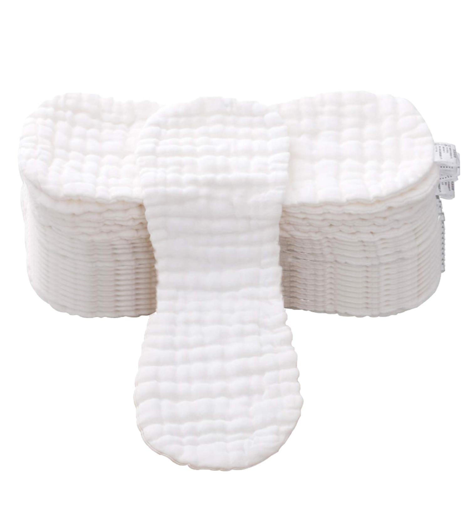 Happy Cherry Washable Cotton Diaper Inserts - 20 Reusable Baby Diapers Eco-Friendly & International Shipping - Buy Online on GoSupps.com