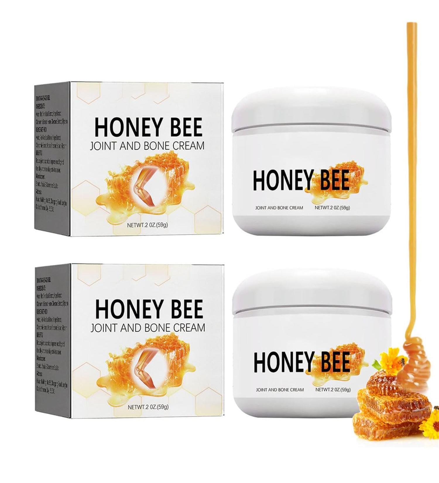 Cvreoz Australian Honey Bee Venom Pain and Bone Healing Cream Bee Venom Pain Cream with Australian Honey Bee Venom Bee Venom Gel for Arthritis (2PCS) - Buy Online on GoSupps.com