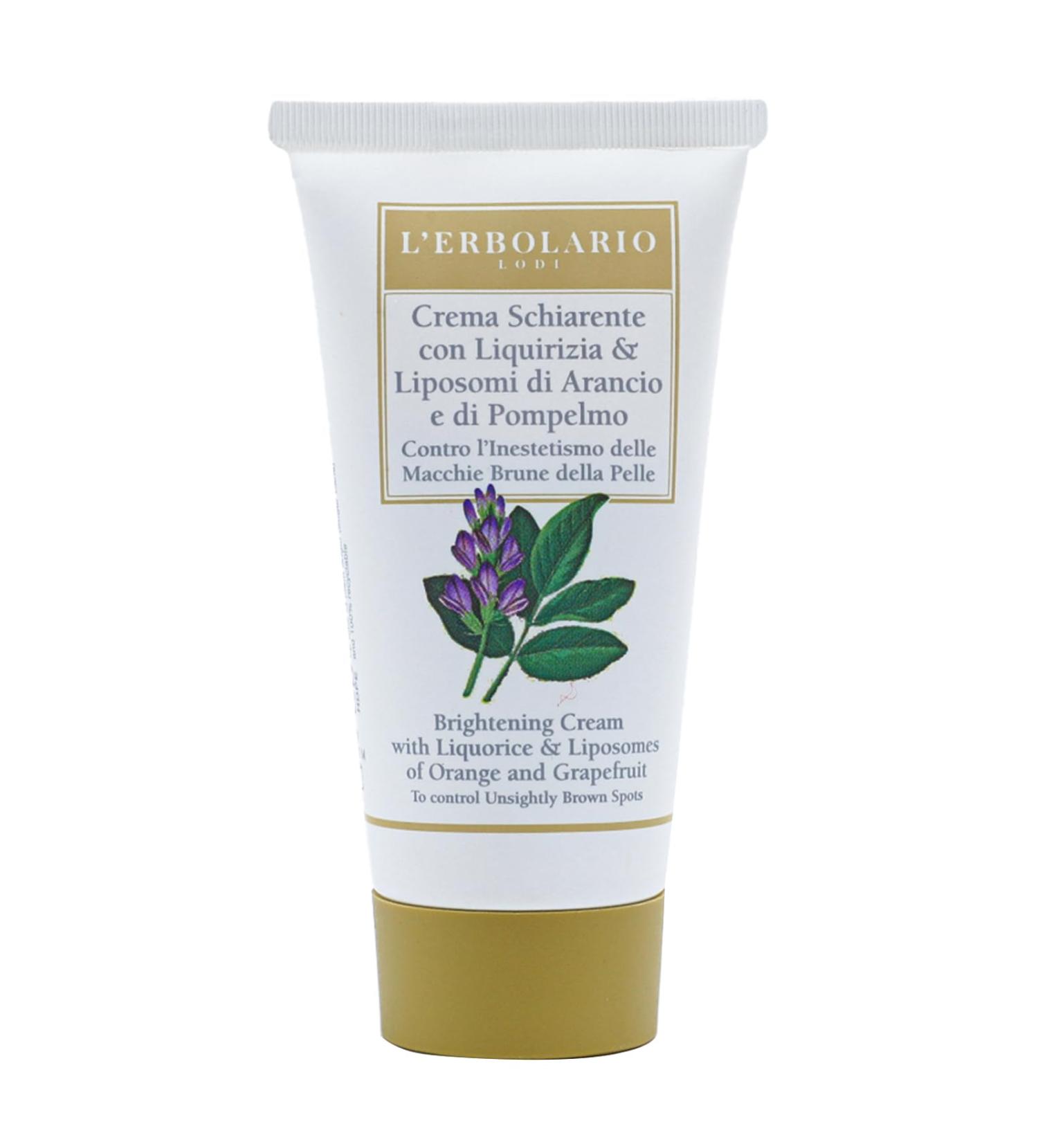 L'Erbolario Brightening Cream - Radiant Skin Face Cream with Vitamin C for Dark Spots - Paraben Free Moisturizer - 1.6 oz - Buy Online on GoSupps.com
