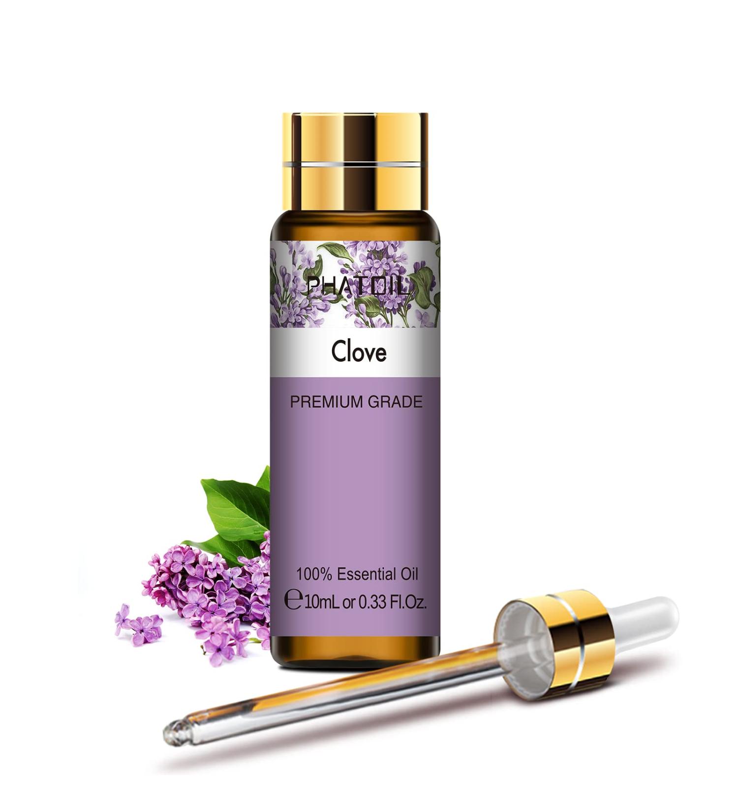PHATOIL Clove Essential Oil 10ML - Undiluted, Cruelty-Free Pure Clove Oil - Buy Online on GoSupps.com